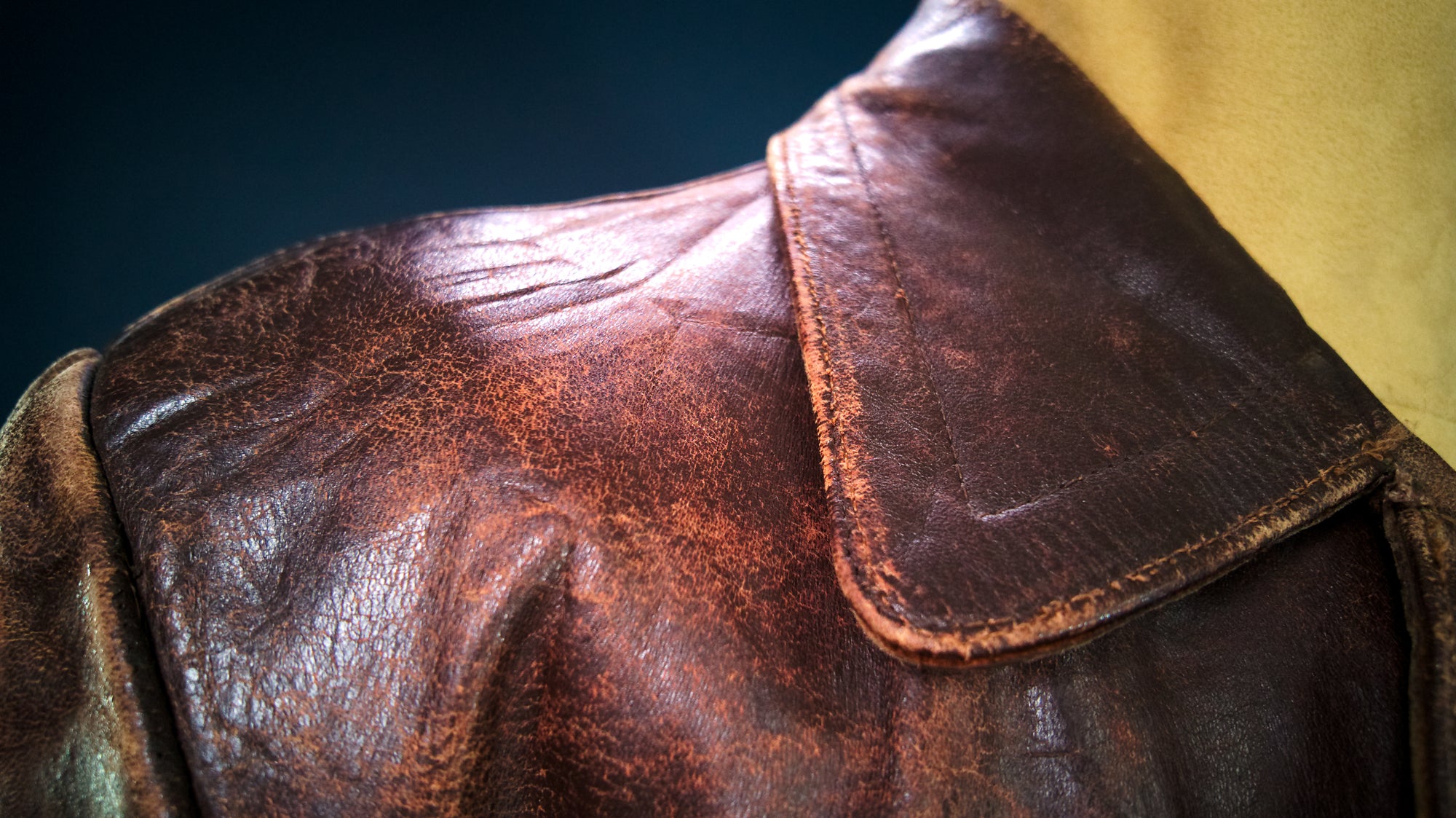 Vintage 1940s WW2 German Horsehide Modified Trenchcoat Biker Leather Jacket “M"