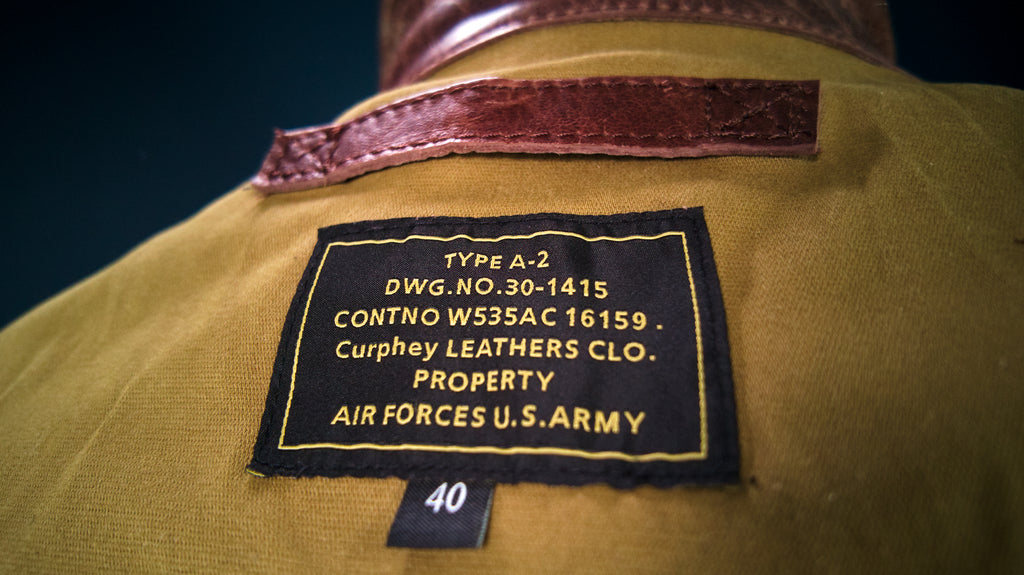 Limited Edition 1940s-Style Horsehide A2 Flight Bomber Aviator Leather Jacket “M”