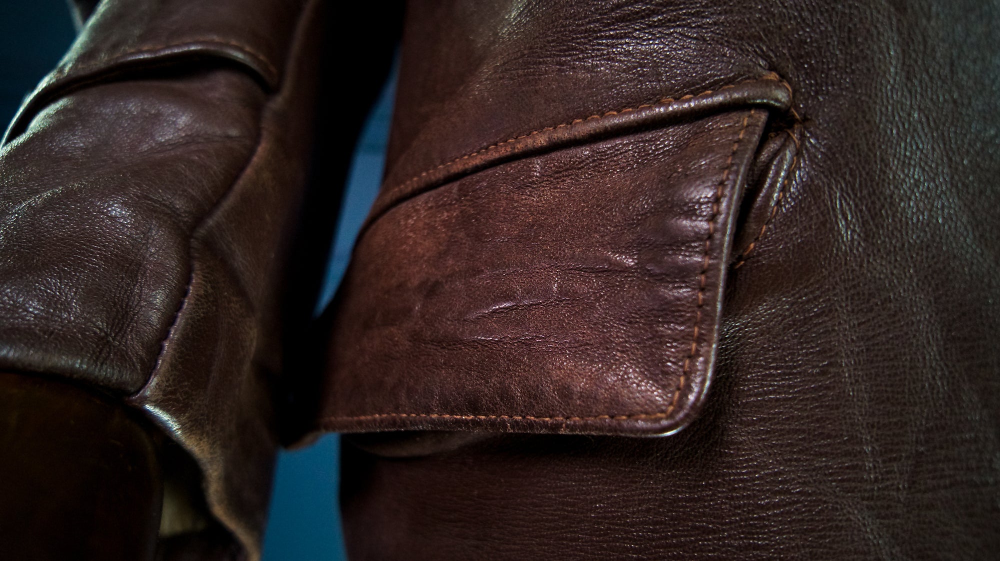 Vintage 1950s French Brown Lambskin Biker Worker Motorcycle Leather Jacket “M”