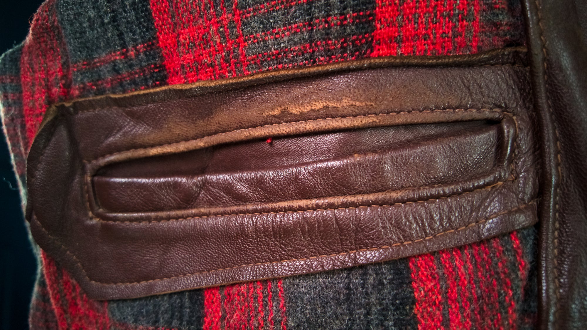 Vintage 1950s French Brown Lambskin Biker Worker Motorcycle Leather Jacket “M”