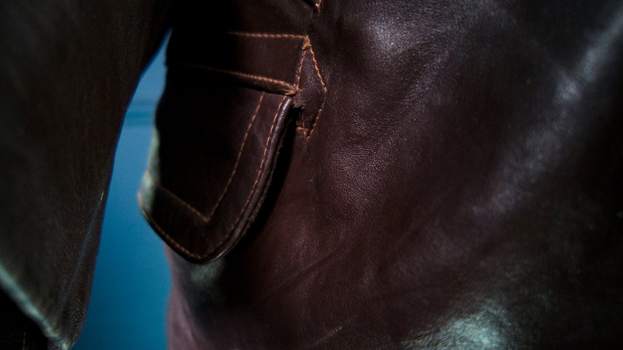 Vintage 1940s WW2 German Horsehide Peacoat Officer Rider Leather Jacket “M”