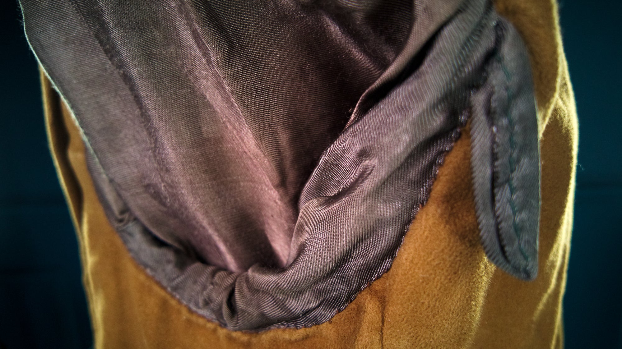 Vintage 1940s WW2 German Horsehide Peacoat Officer Rider Leather Jacket “M”