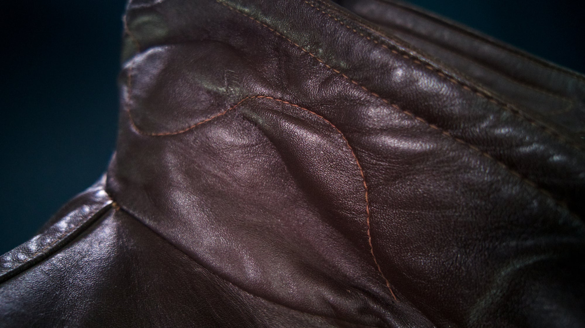 Vintage 1940s WW2 German Horsehide Peacoat Officer Rider Leather Jacket “M”