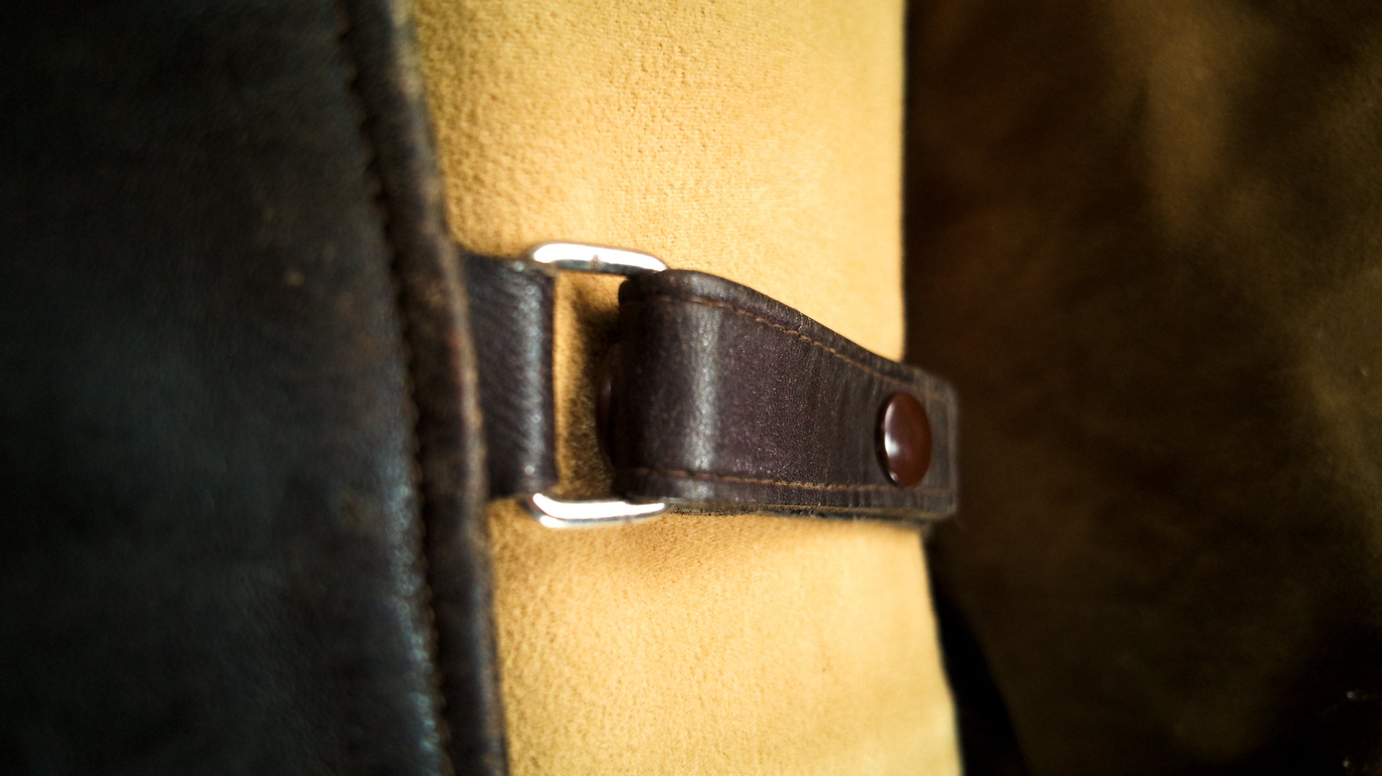 Vintage 1940s WW2 German Sheepskin Biker Motorcycle Dispatch Leather Jacket “M”