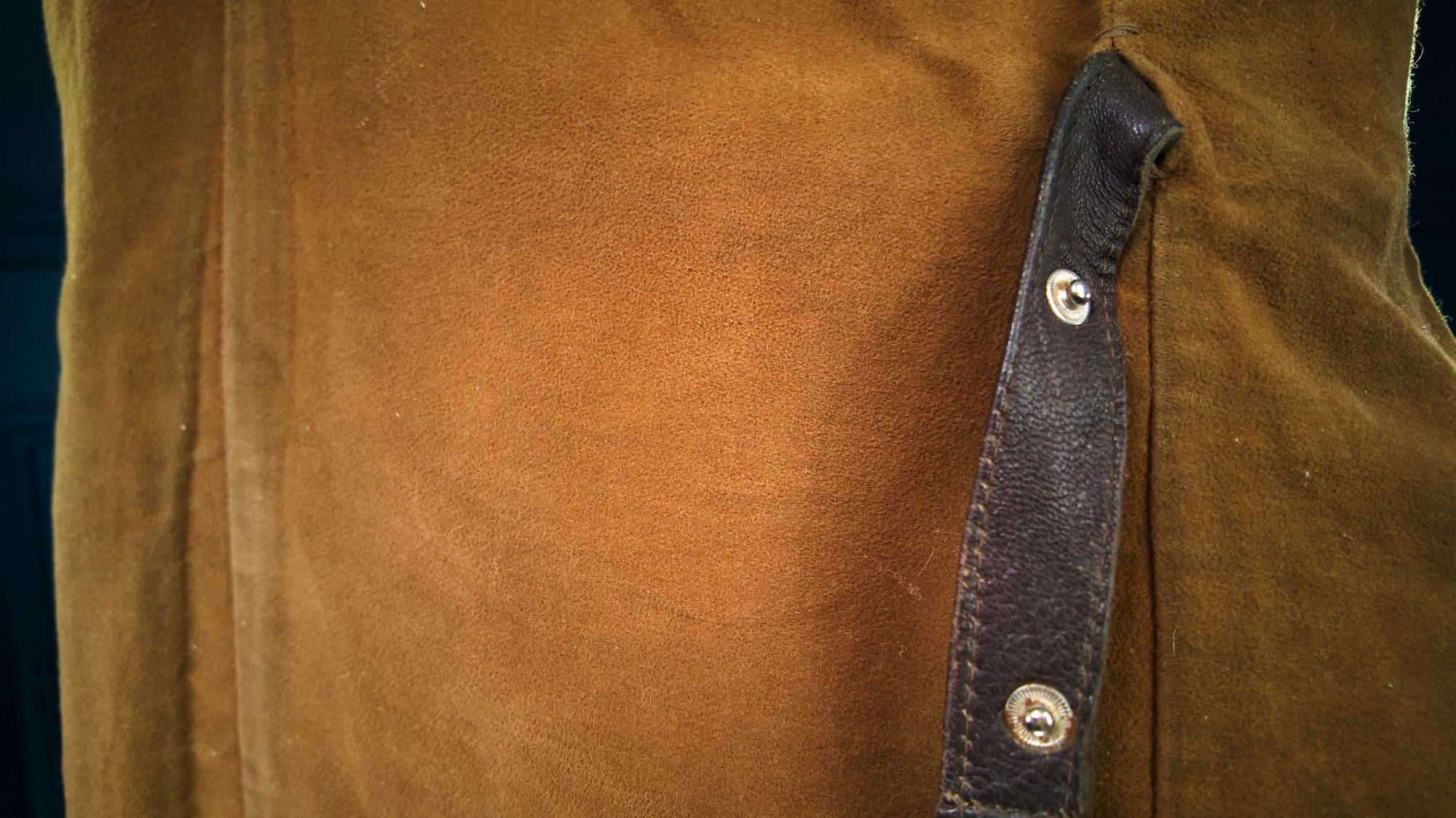 Vintage 1940s WW2 German Sheepskin Biker Motorcycle Dispatch Leather Jacket “M”