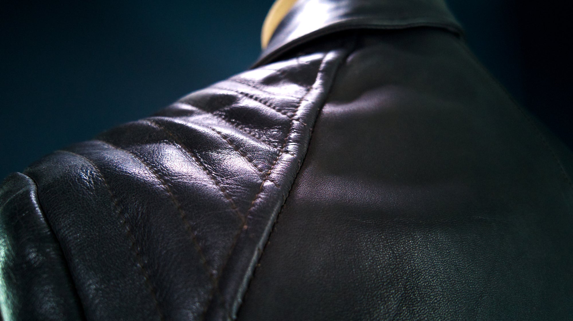 Vintage 1960s East German Cold War Horsehide Biker Rider Leather Jacket “M”