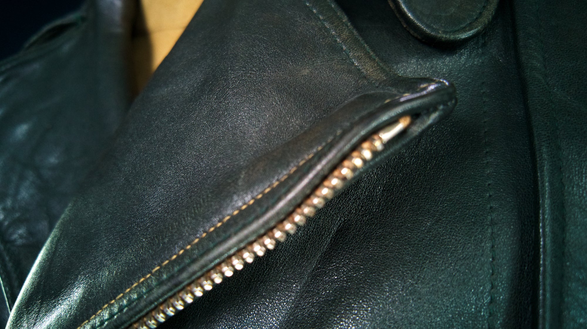 Vintage 1940s WW2 German Horsehide Biker Motorcycle Dispatch Leather Jacket “M”