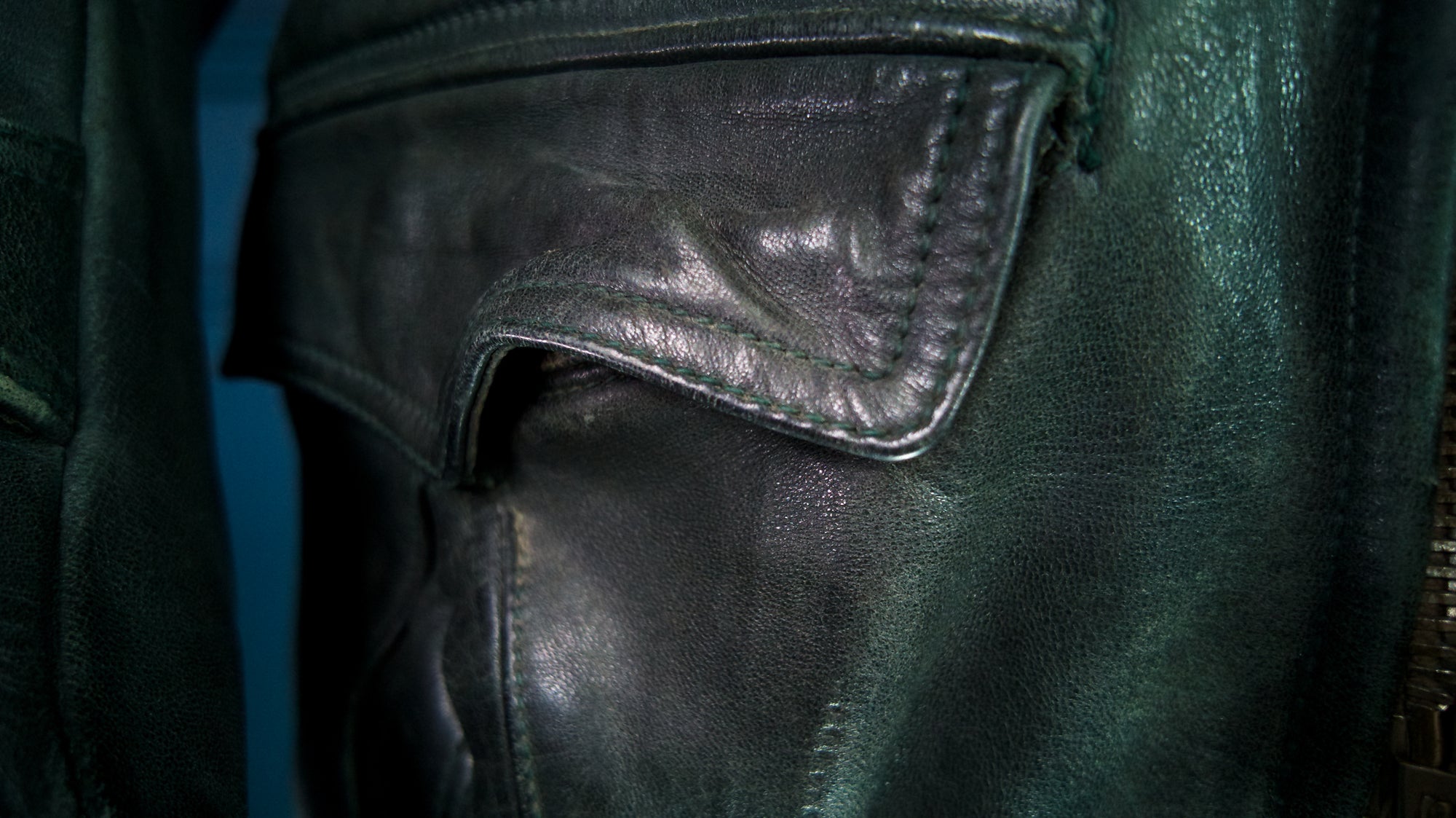 Vintage 1940s WW2 German Horsehide Biker Motorcycle Dispatch Leather Jacket “M”