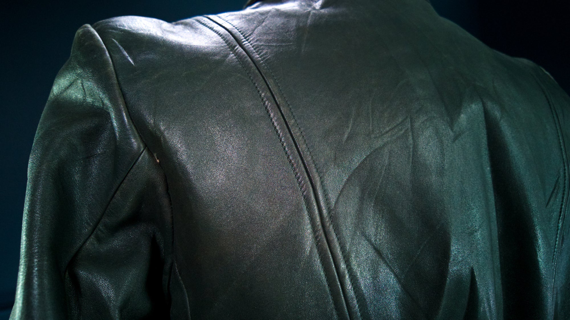 Vintage 1940s WW2 German Horsehide Biker Motorcycle Dispatch Leather Jacket “M”