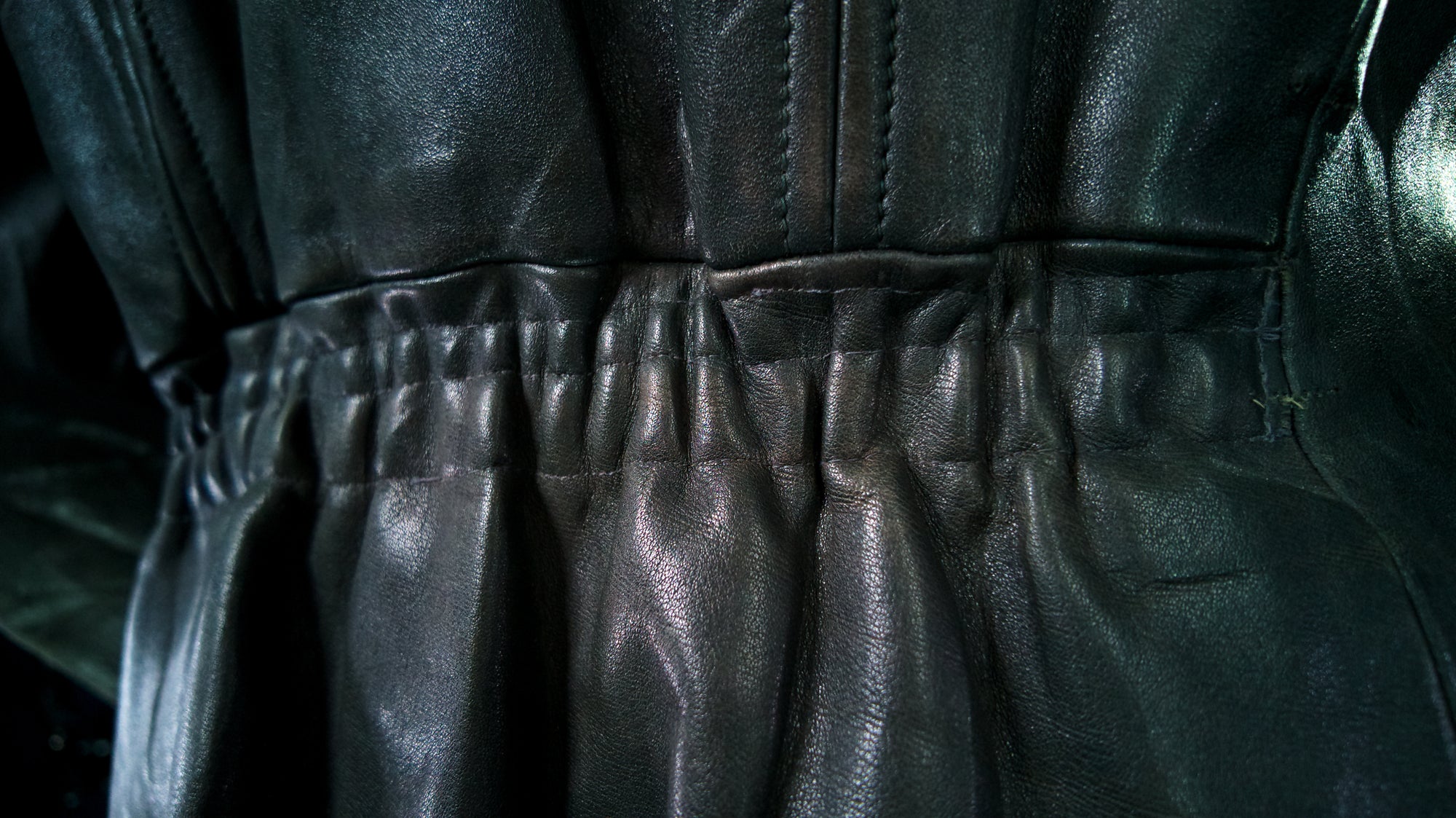 Vintage 1940s WW2 German Horsehide Biker Motorcycle Dispatch Leather Jacket “M”