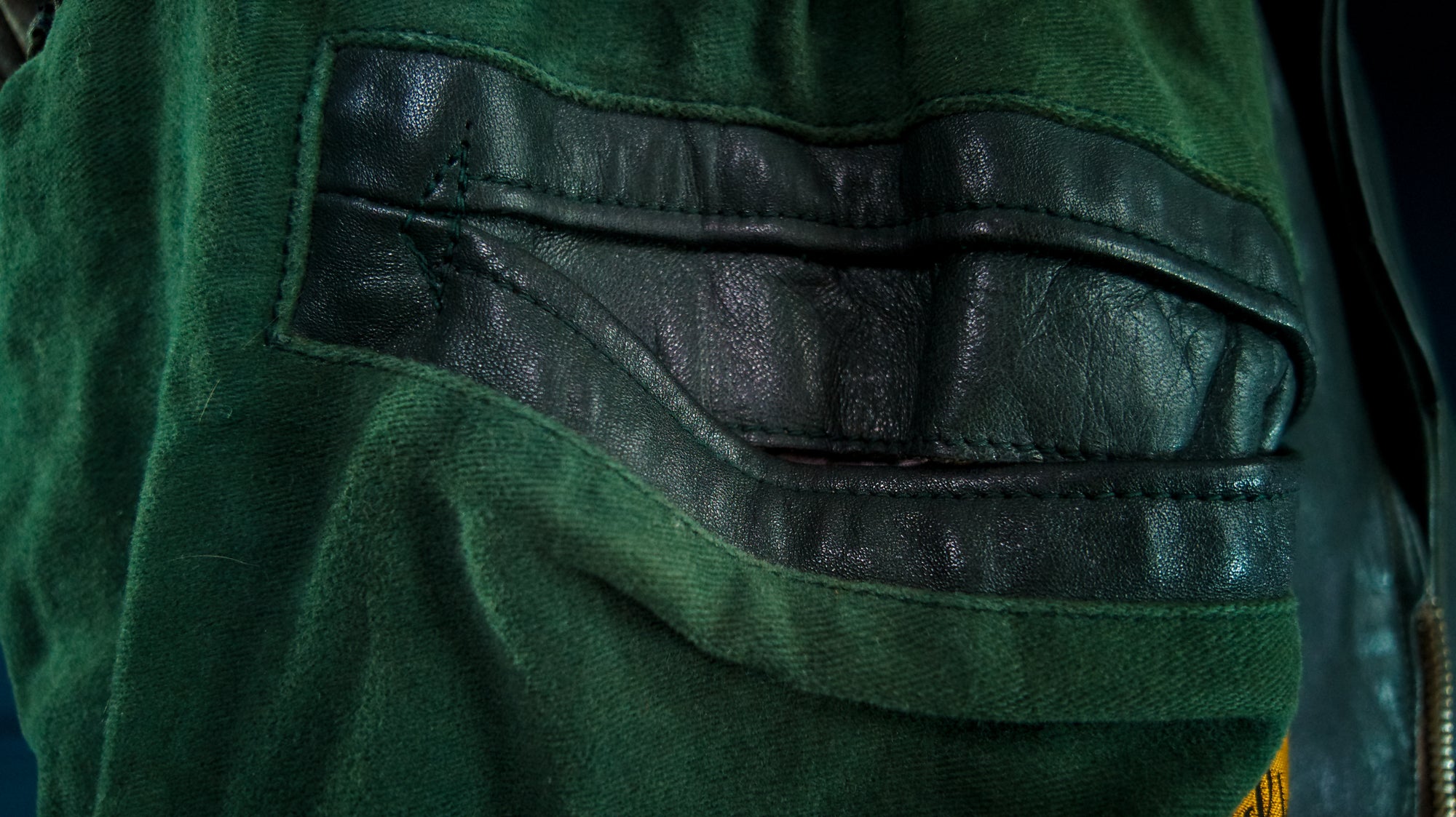 Vintage 1940s WW2 German Horsehide Biker Motorcycle Dispatch Leather Jacket “M”