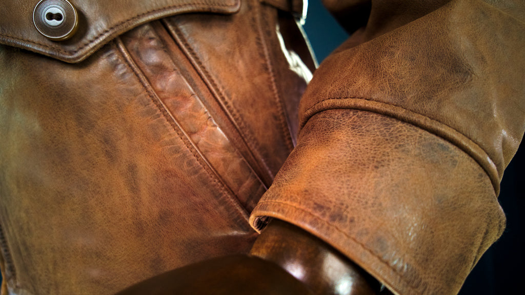 Double RRL Ralph Lauren Shearling Collar Newsboy 30s-Style Leather Jacket “M”