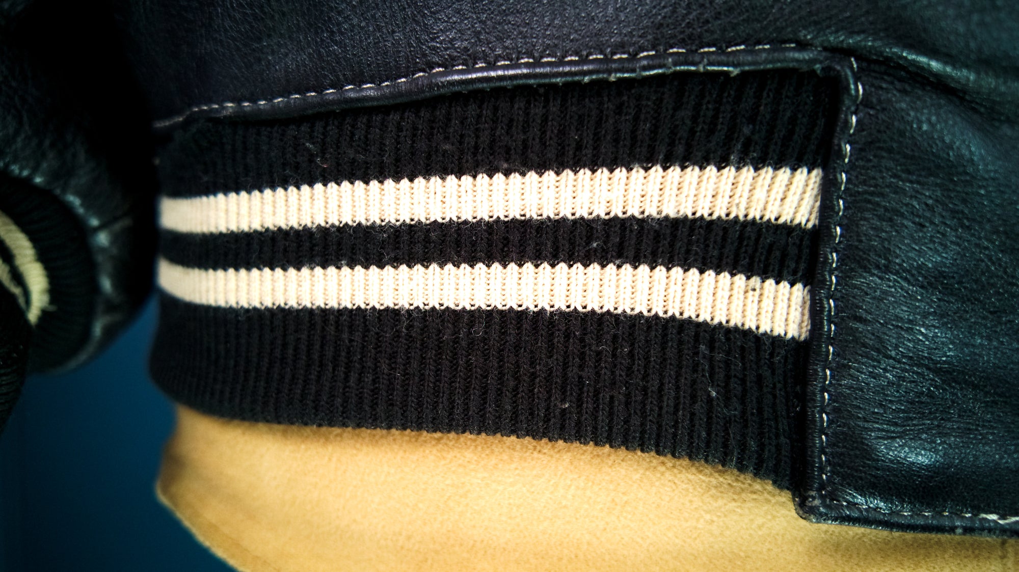 Vintage 80s Jordache Varsity Letterman College Campus Full Leather Jacket “M”