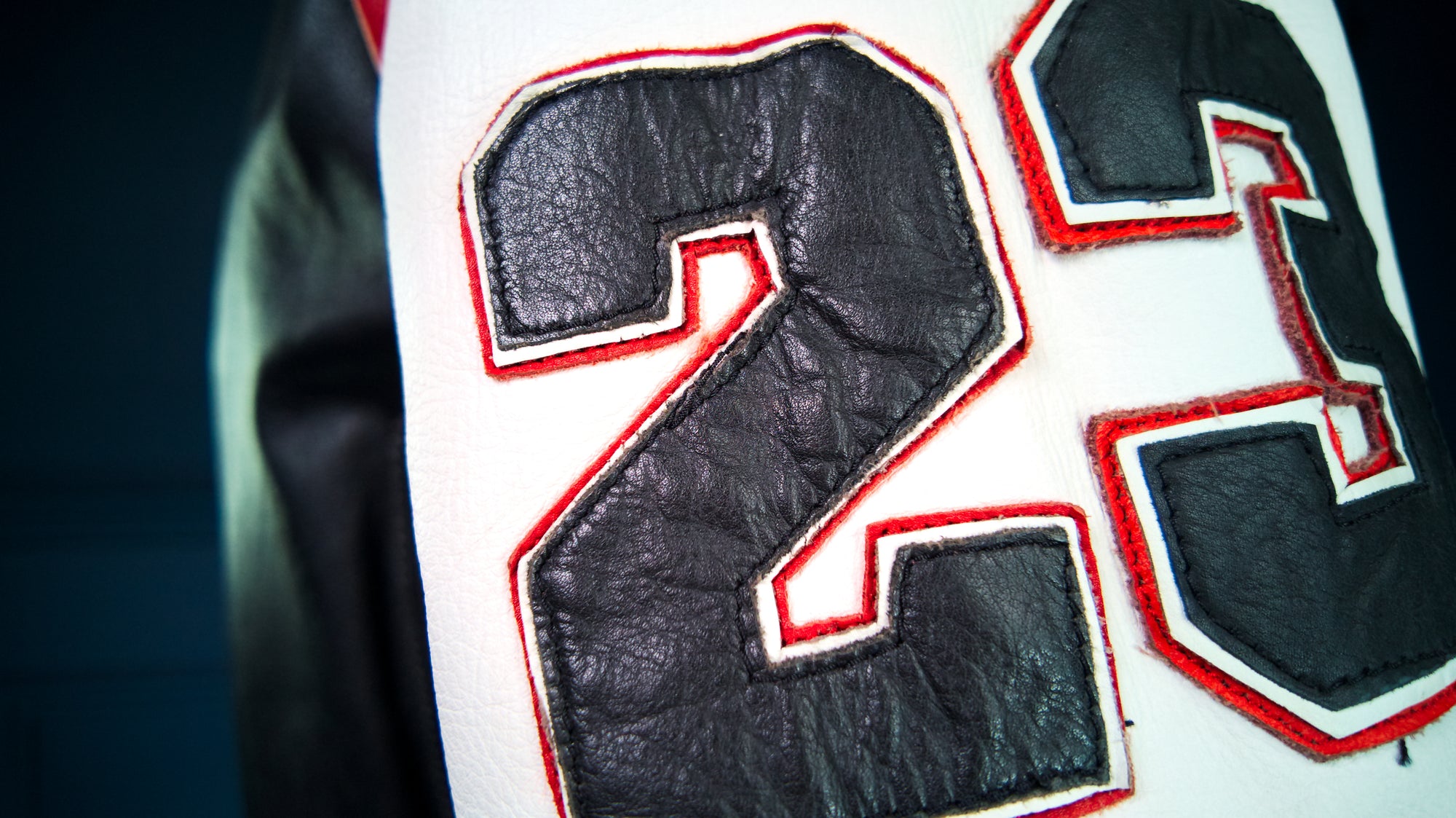 Vintage 80s Jordache Varsity Letterman College Campus Full Leather Jacket “M”