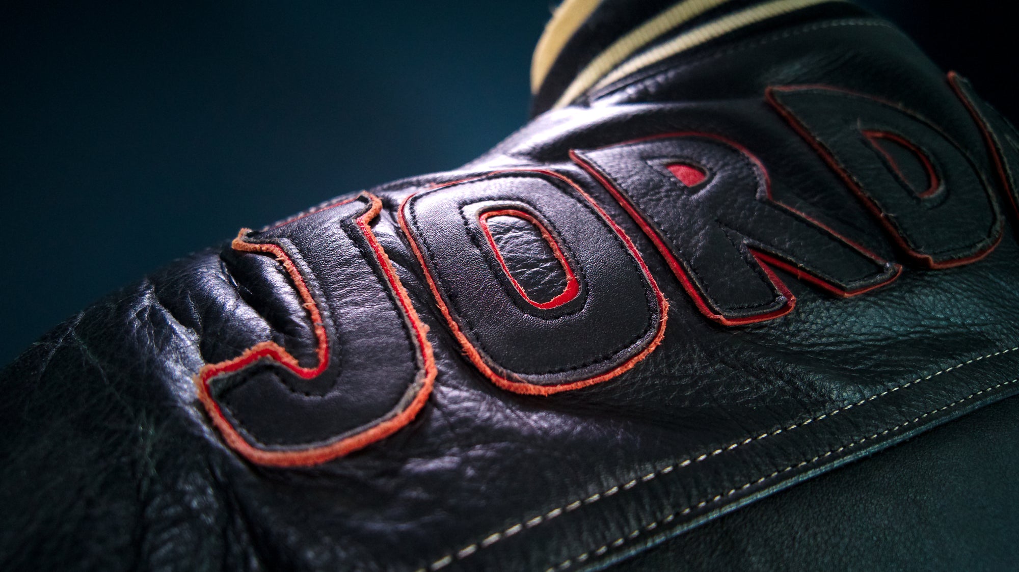 Vintage 80s Jordache Varsity Letterman College Campus Full Leather Jacket “M”