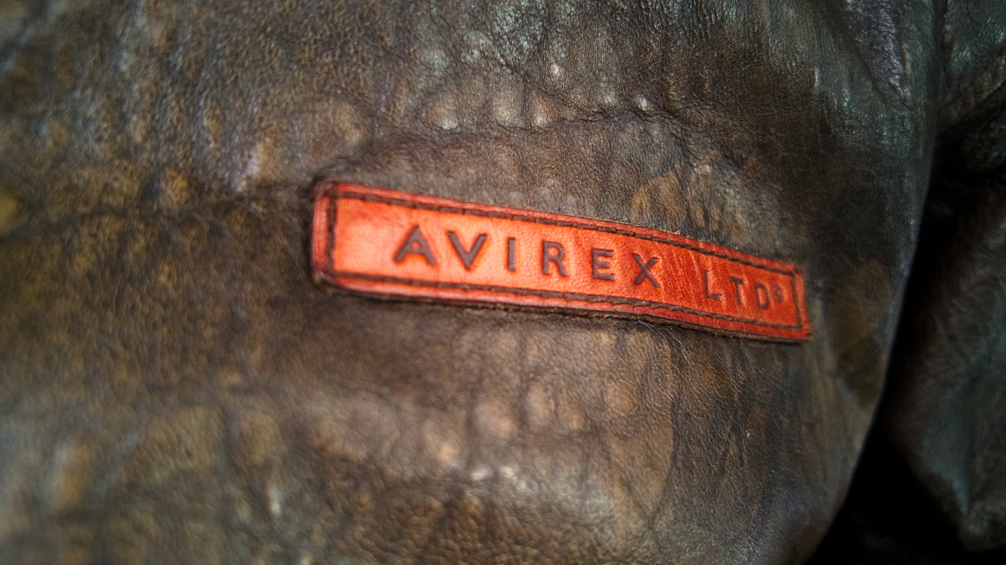 Vintage 1980s Avirex G1 Sheepskin Brown Bomber Flight Leather Jacket “L”
