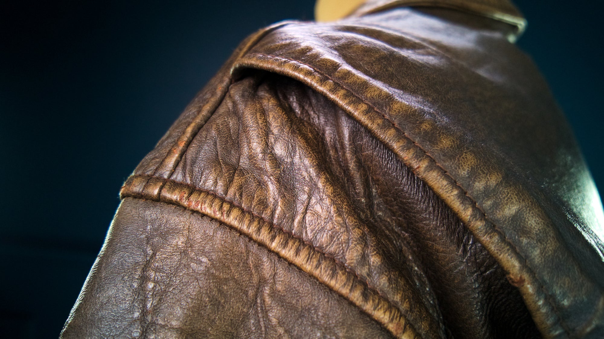 Vintage 1980s Avirex G1 Sheepskin Brown Bomber Flight Leather Jacket “L”