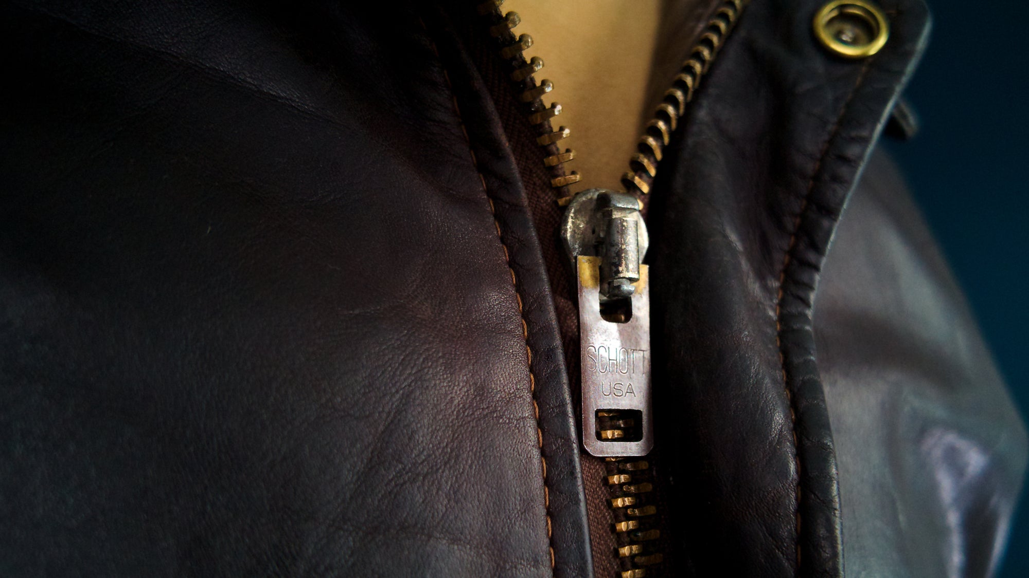 Vintage 1980s Schott 184SM A2 Brown Bomber Flight Leather Jacket “XL”