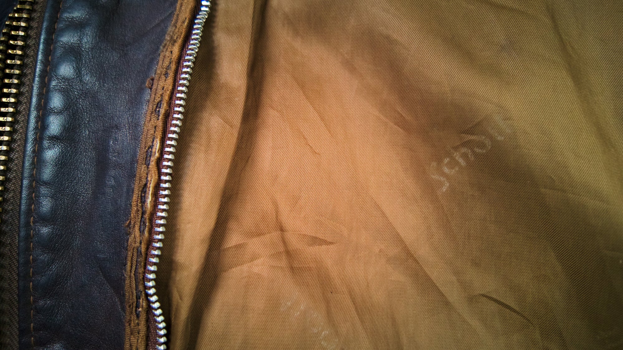 Vintage 1980s Schott 184SM A2 Brown Bomber Flight Leather Jacket “XL”