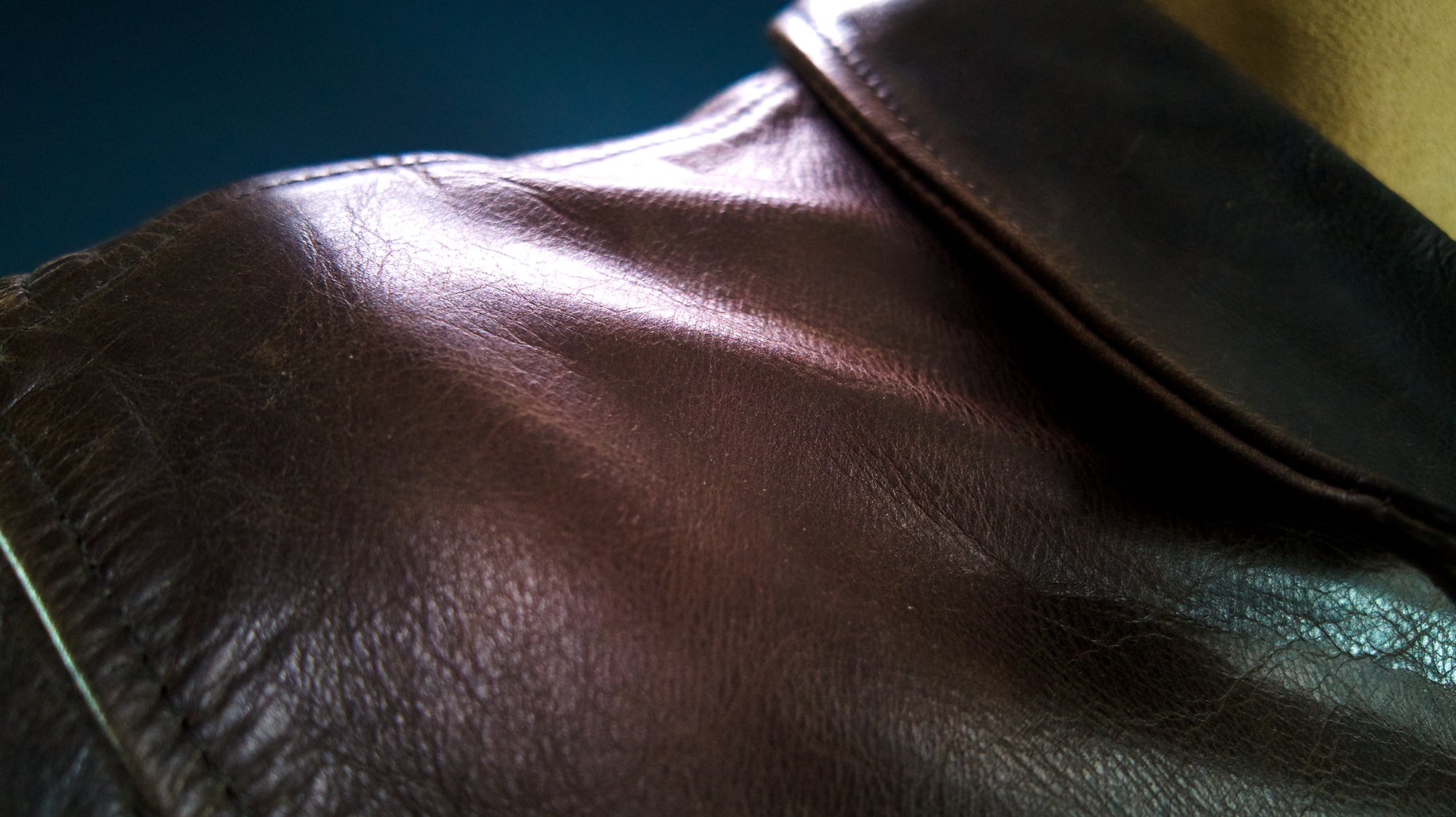 Custom Thedi 30s-Style Highwayman Single Rider Brown Buffalo Leather Jacket “L”