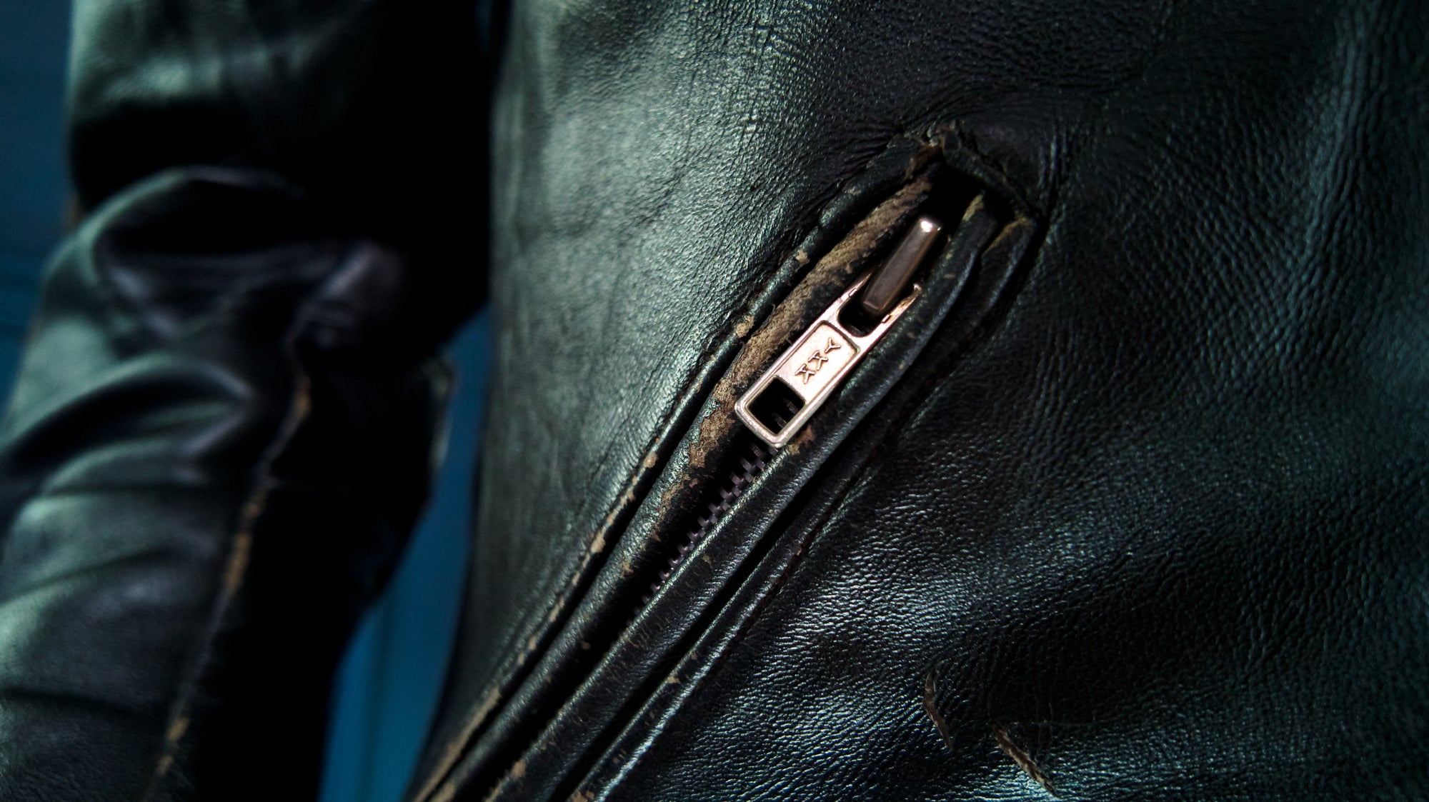 Vintage 1970s TT Leathers British Sheepskin Black Racer Biker Leather Jacket “M”