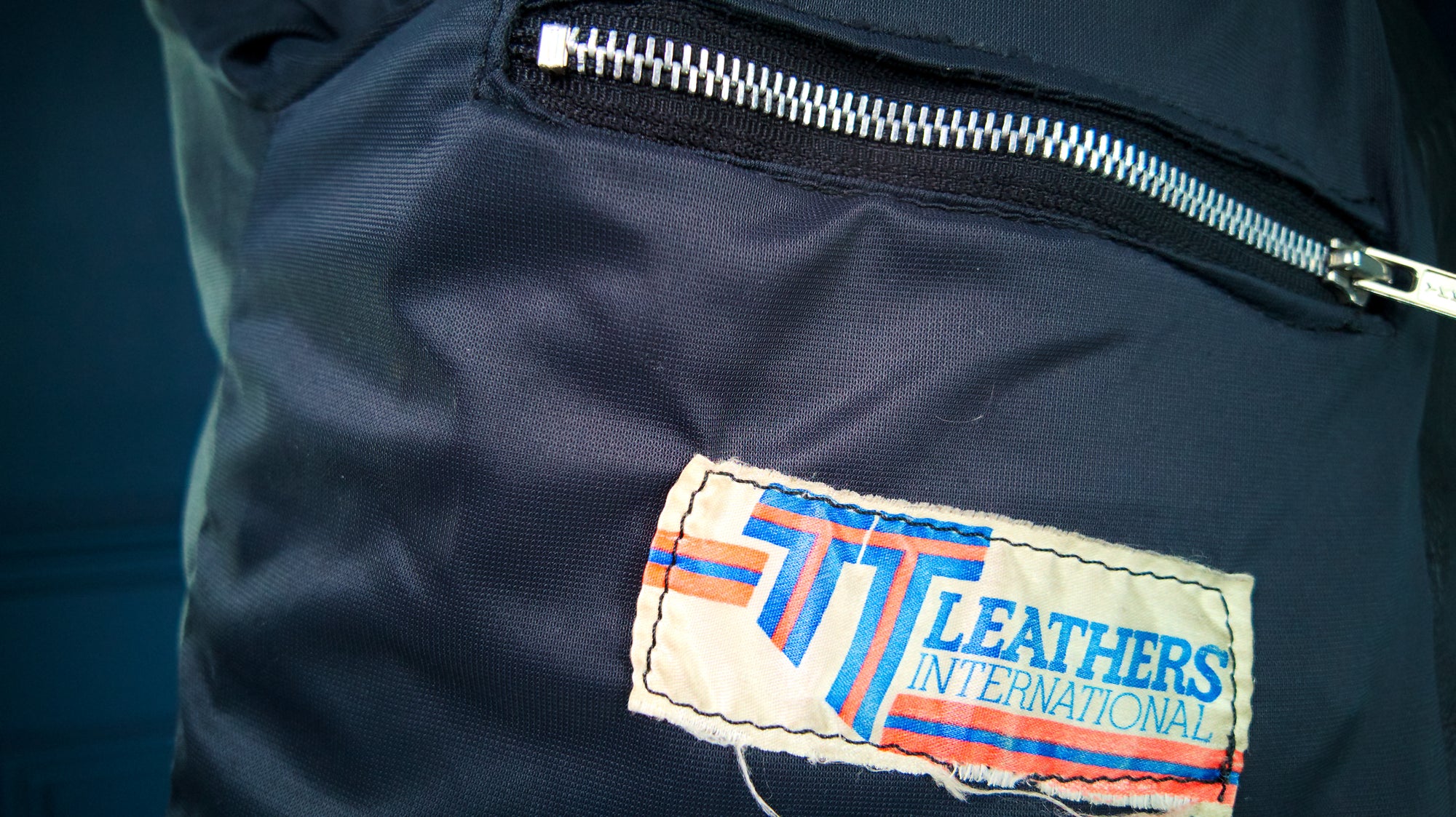 Vintage 1970s TT Leathers British Sheepskin Black Racer Biker Leather Jacket “M”