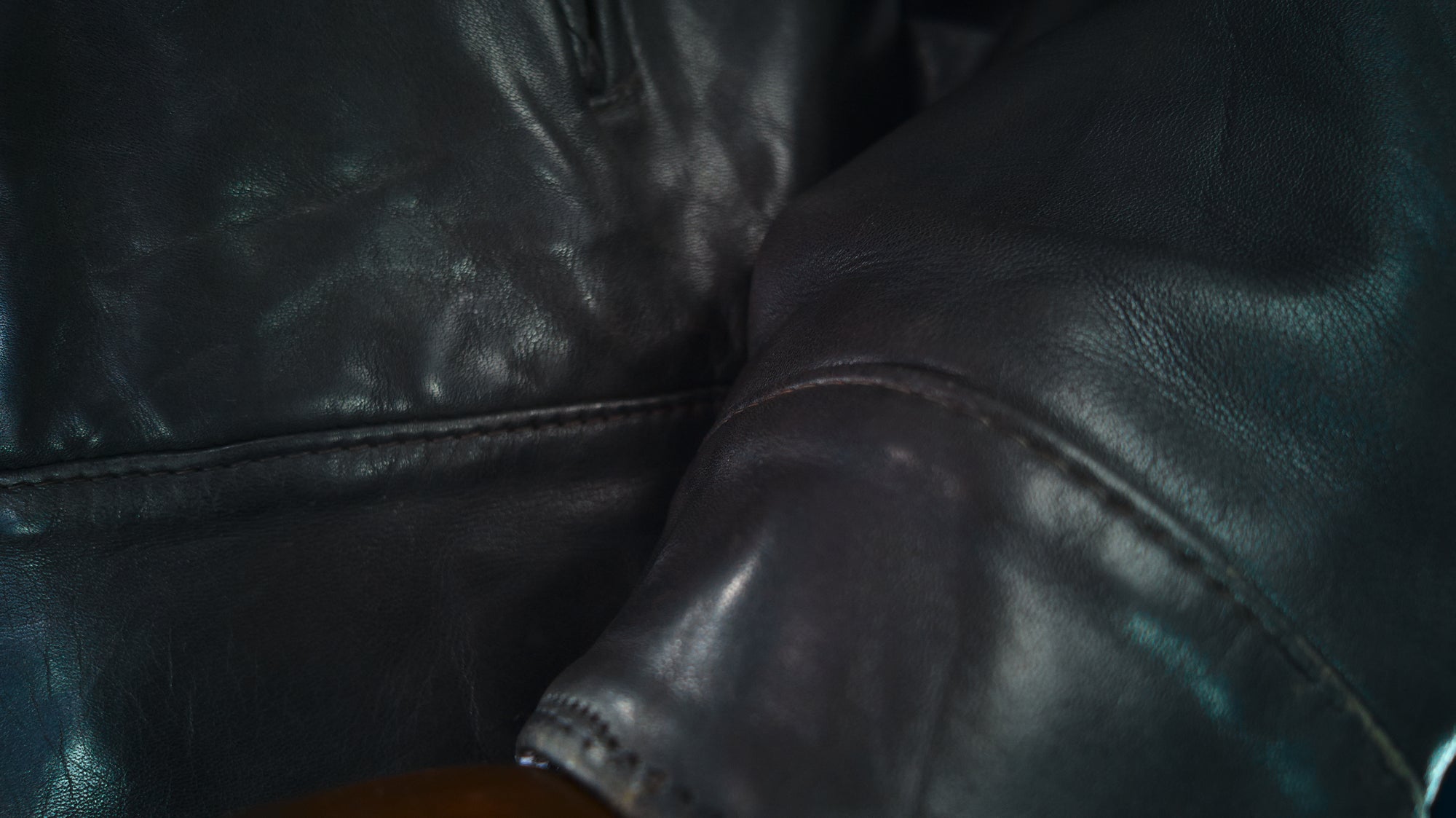 Vintage 1950s German Calfskin Single Rider Highwayman Biker Leather Jacket “M”