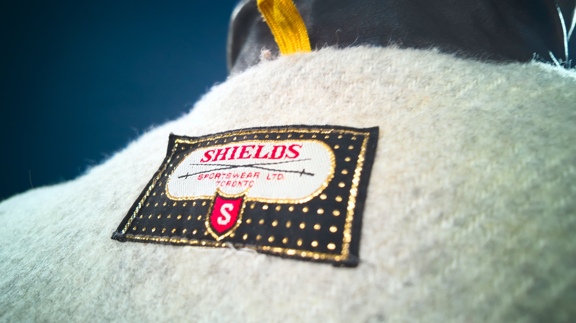 Vintage 1960s Canadian Wild Sheepskin Bomber Flight Aviator Leather Jacket “L”