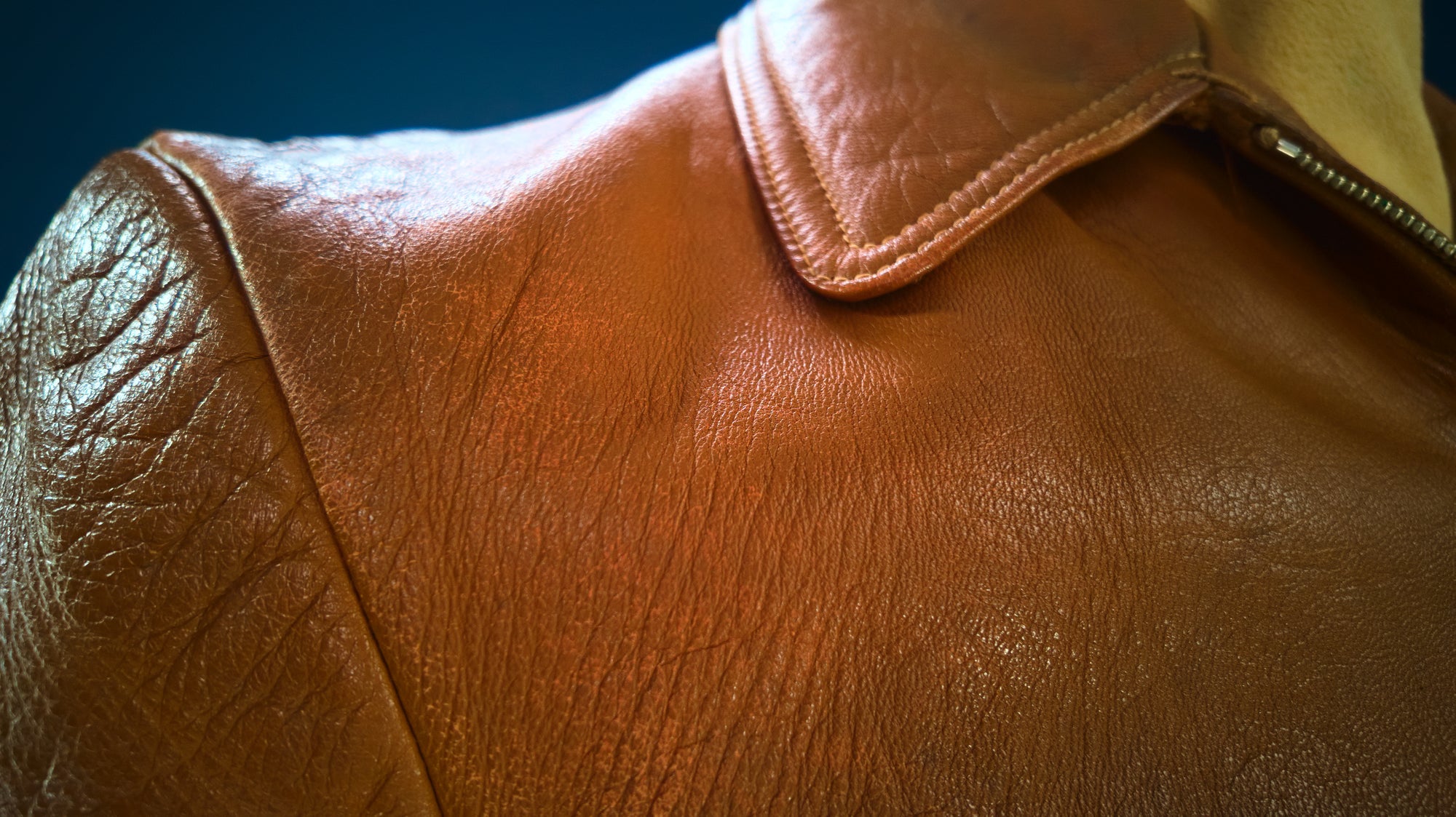 Vintage 1950s West German Deerskin Flight Aviator Bomber Leather Jacket “M”