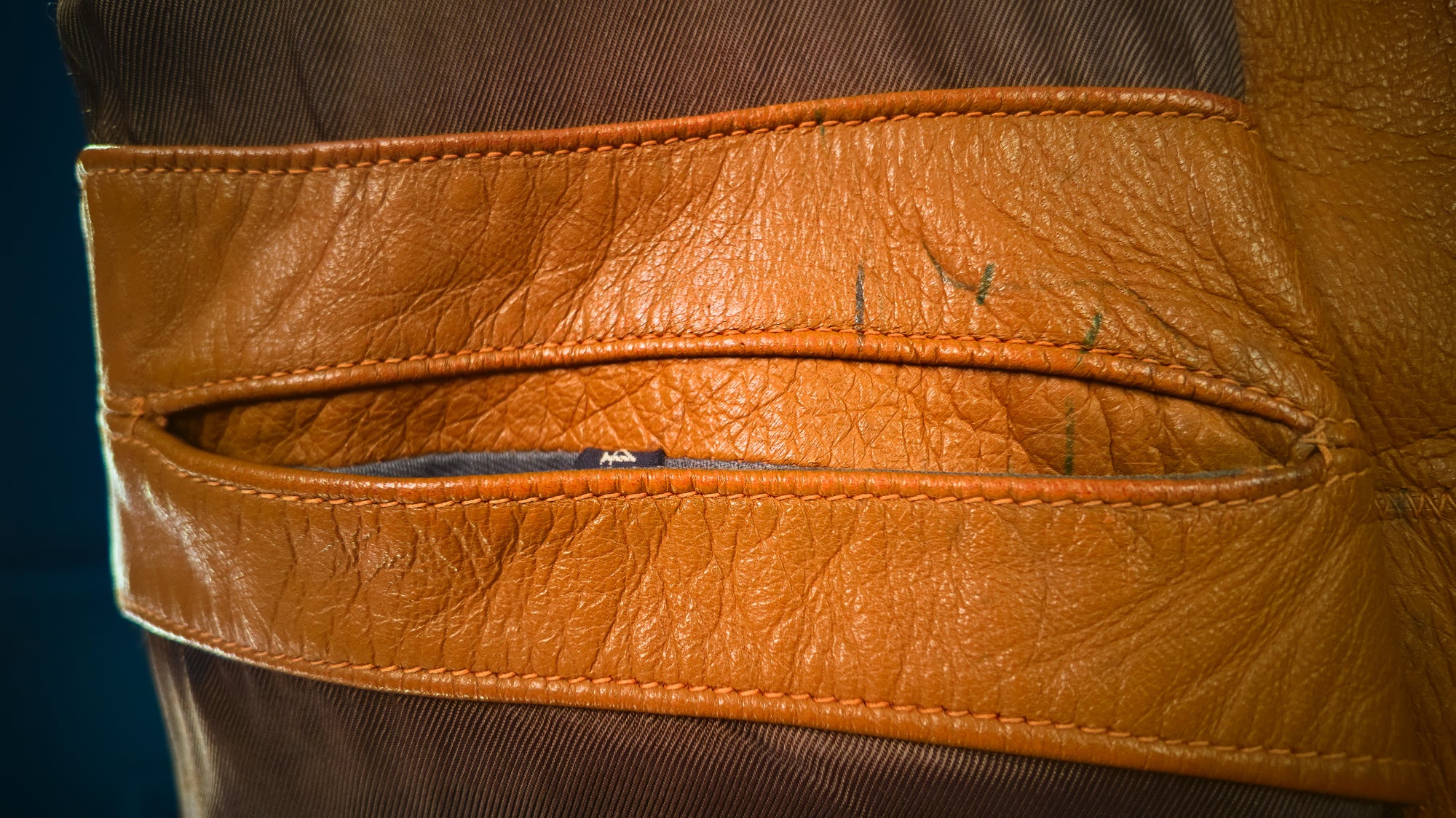 Vintage 1950s West German Deerskin Flight Aviator Bomber Leather Jacket “M”