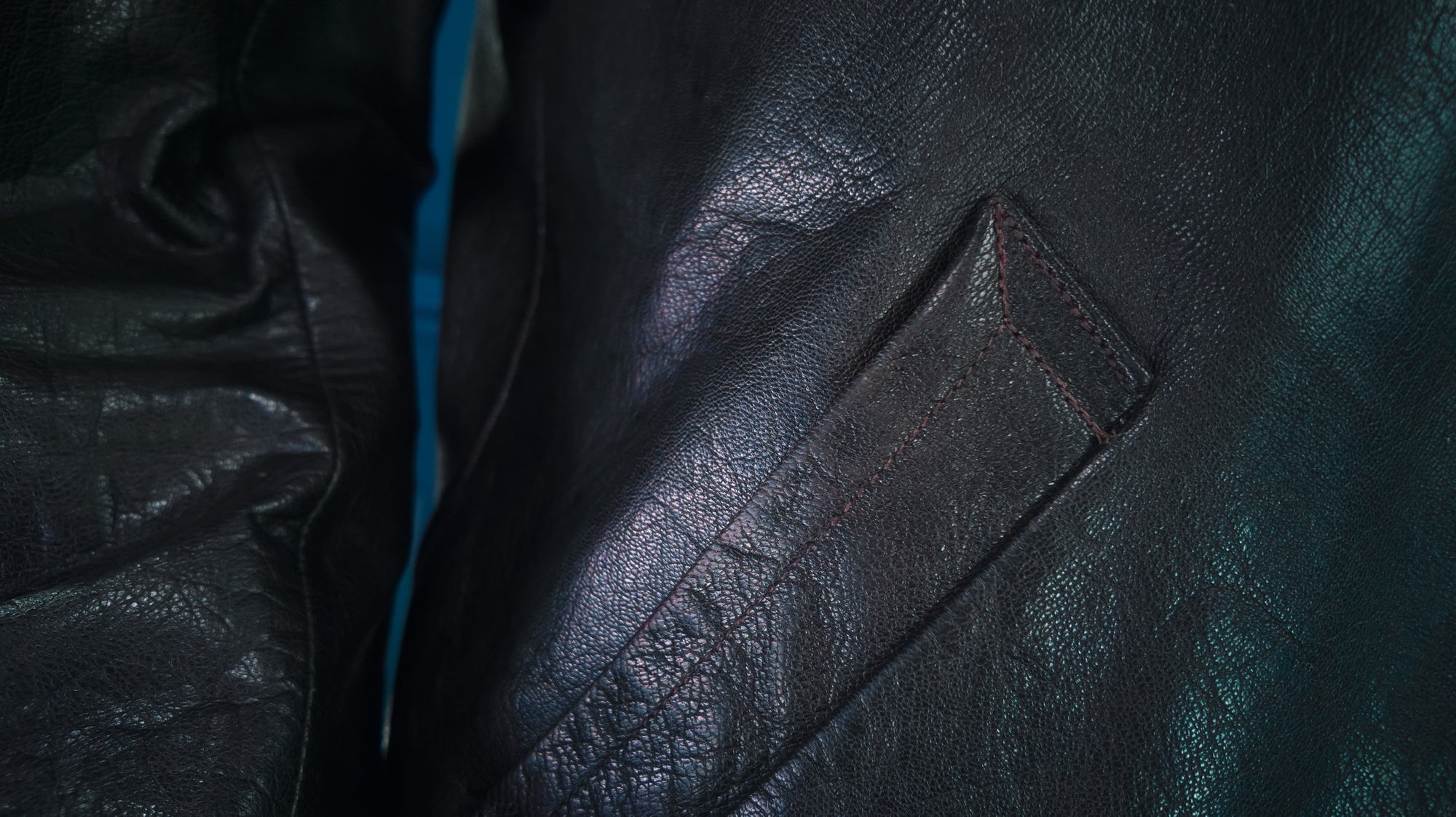 Vintage 1950s Swedish Goatskin Single Rider Biker Highwayman Leather Jacket “M”