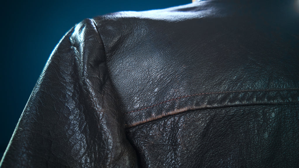 Vintage 1950s Swedish Goatskin Single Rider Biker Highwayman Leather Jacket “M”