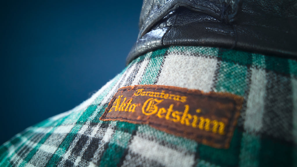 Vintage 1950s Swedish Goatskin Single Rider Biker Highwayman Leather Jacket “M”