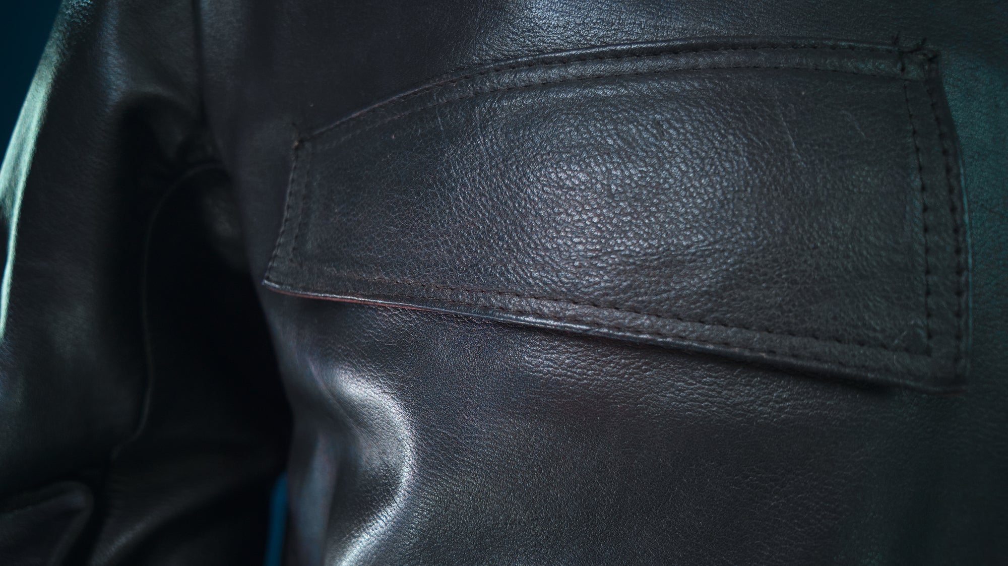 Vintage 1970s British Black Belted Biker Motorcycle Rider Leather Jacket “L”