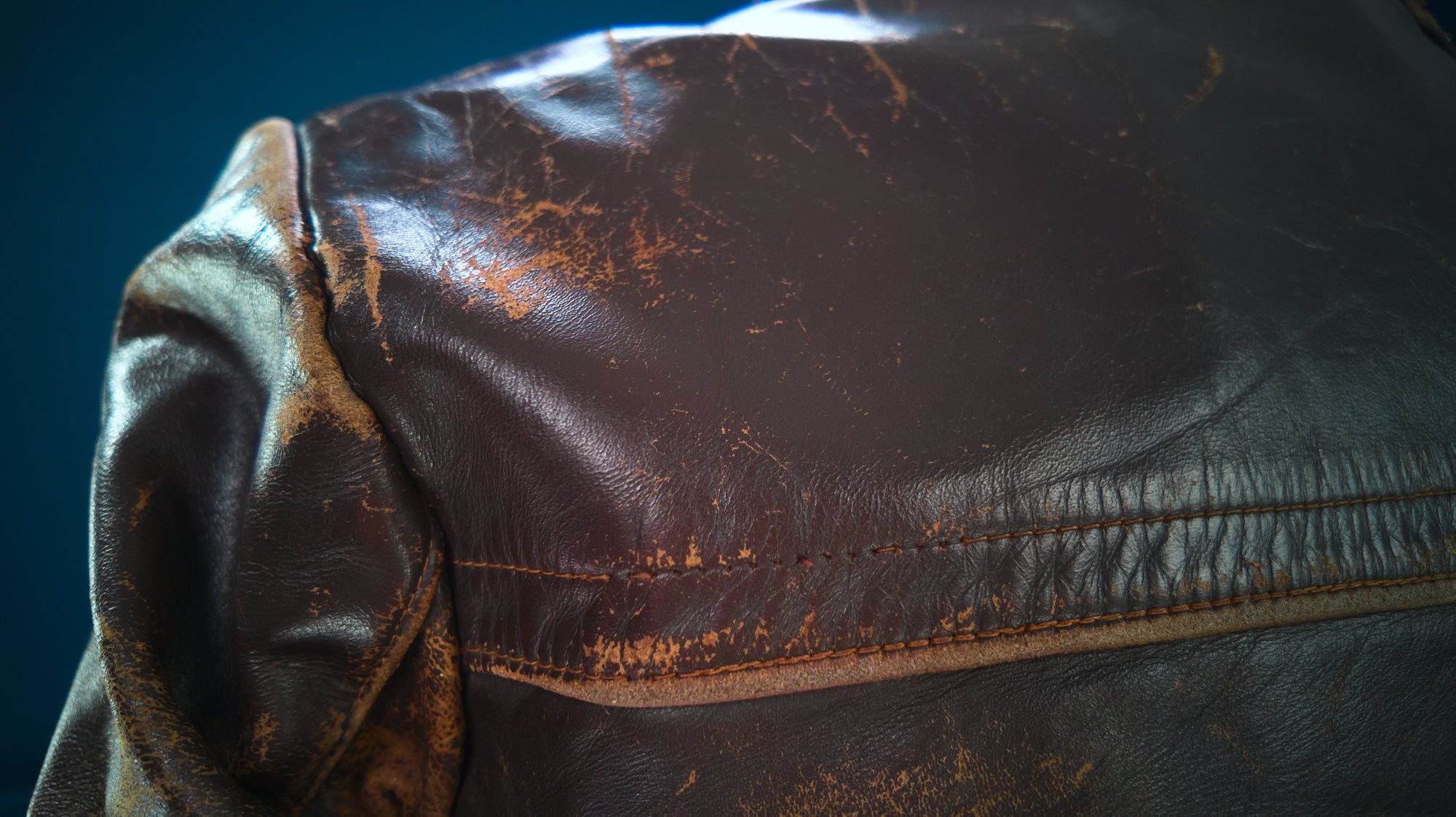 Vintage 1950s West German Calfskin Aviator Flight Biker Rider Leather Jacket “S”