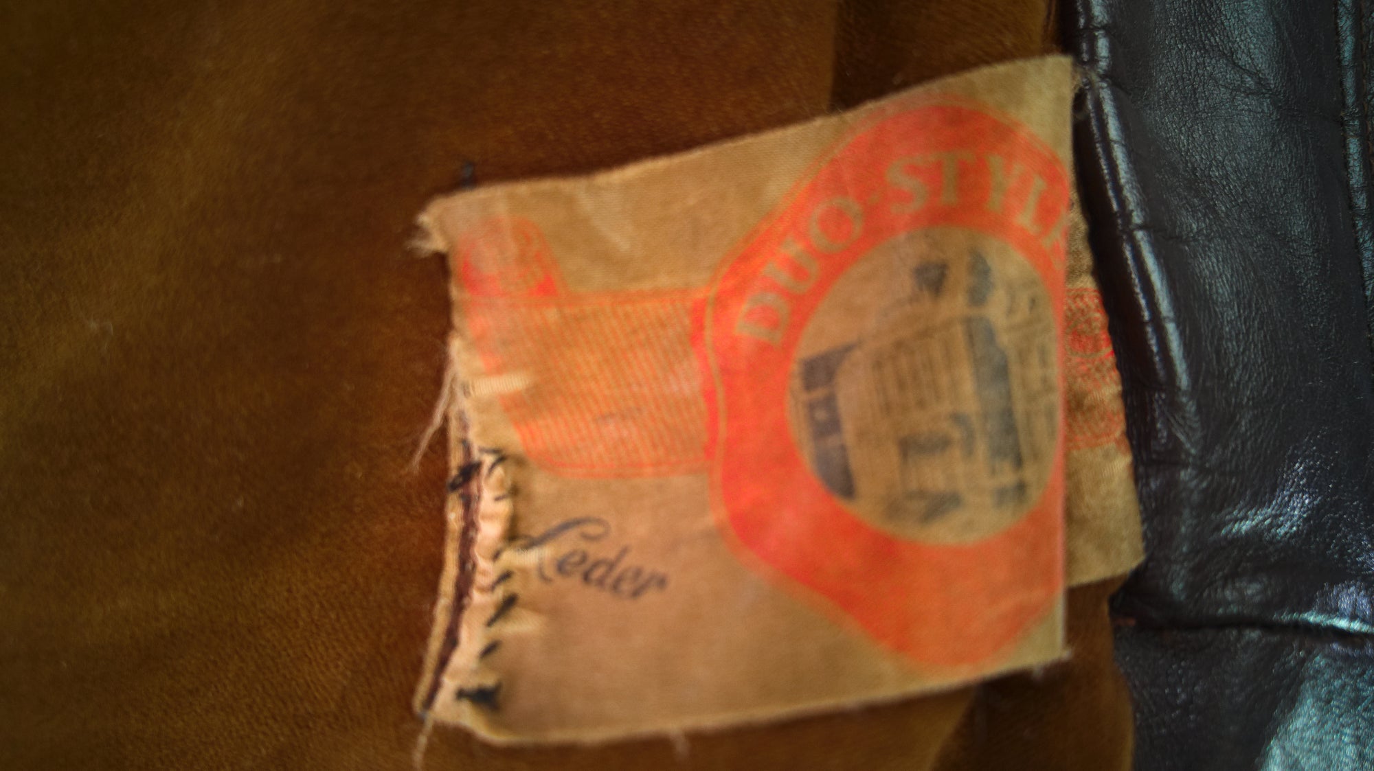 Vintage 1950s West German Calfskin Aviator Flight Biker Rider Leather Jacket “S”