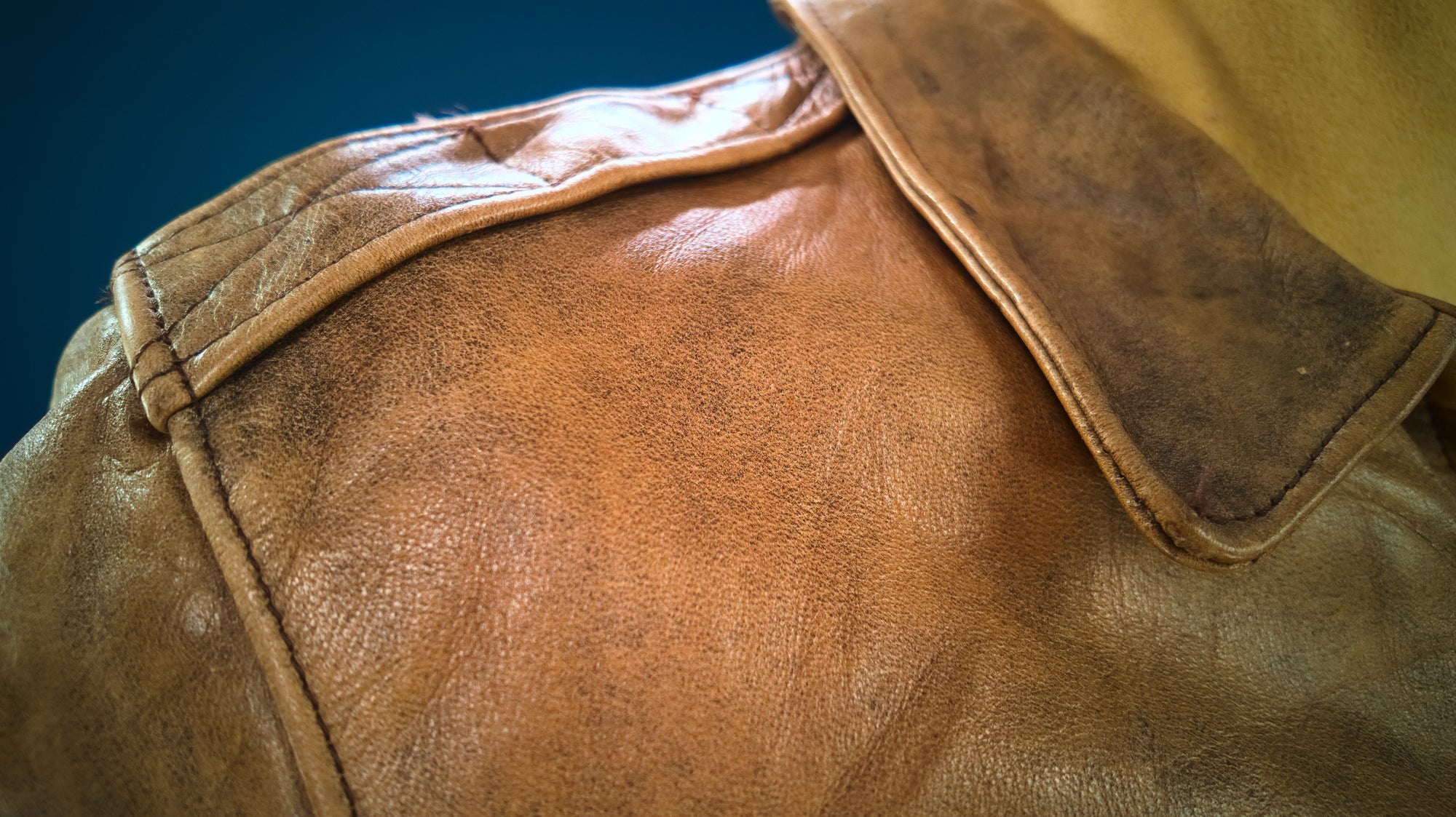 Vintage 1980s American Steerhide Flight Bomber Aviator Leather Jacket “M”