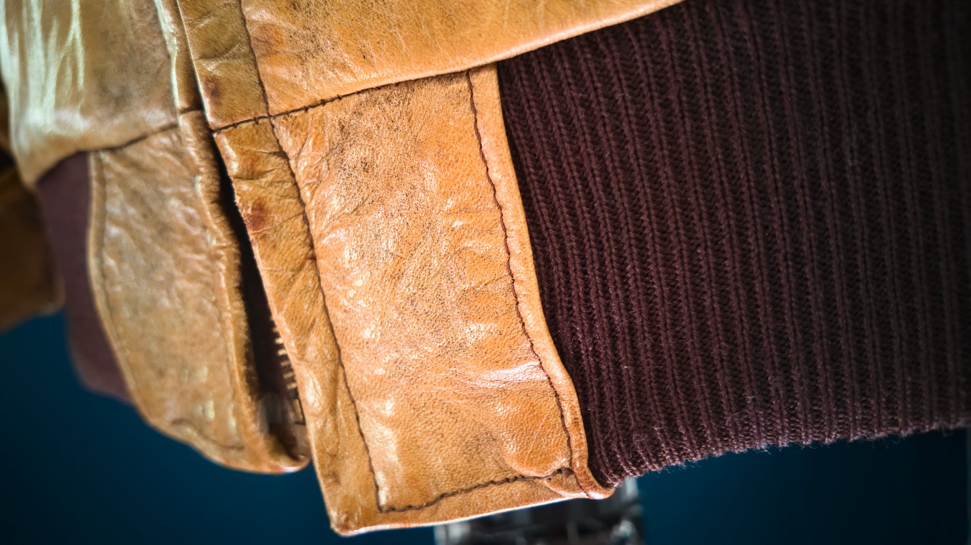 Vintage 1980s American Steerhide Flight Bomber Aviator Leather Jacket “M”