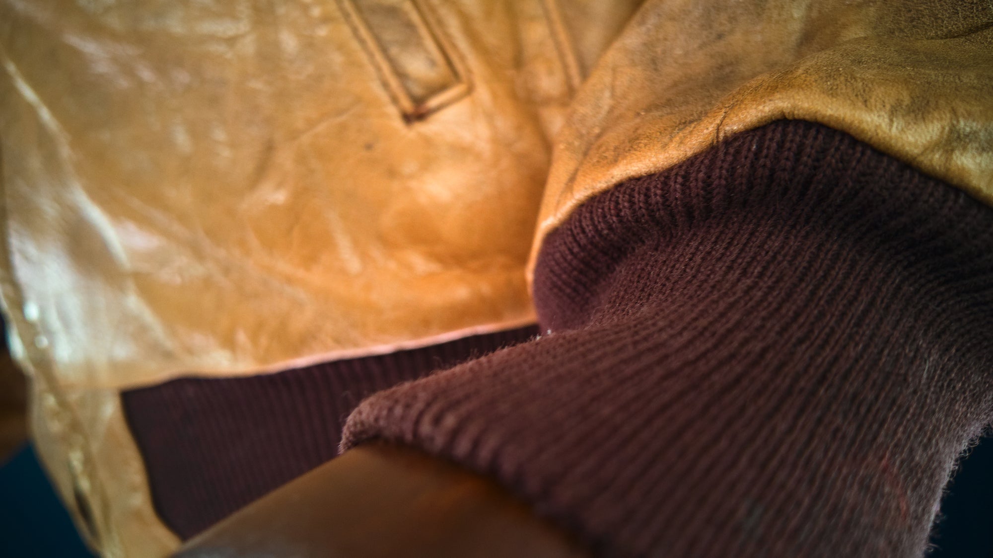 Vintage 1980s American Steerhide Flight Bomber Aviator Leather Jacket “M”