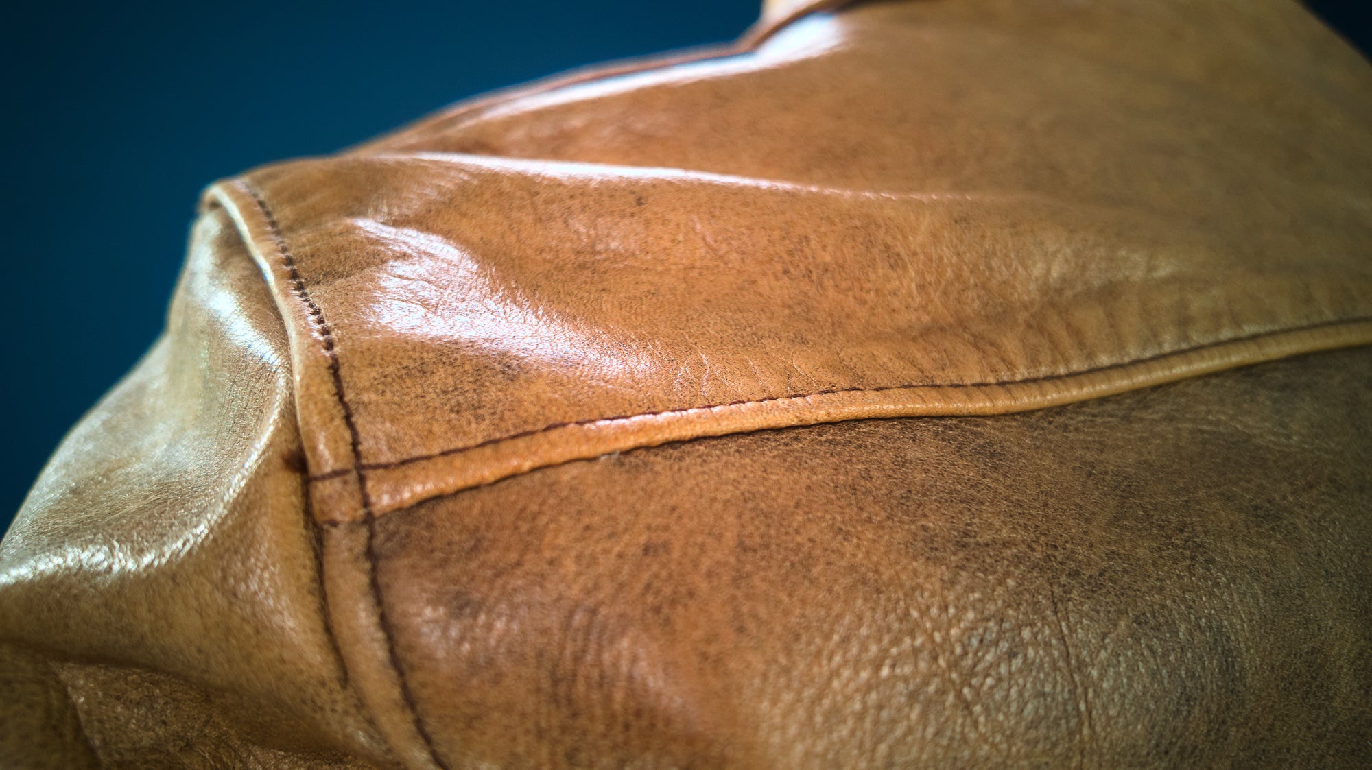 Vintage 1980s American Steerhide Flight Bomber Aviator Leather Jacket “M”