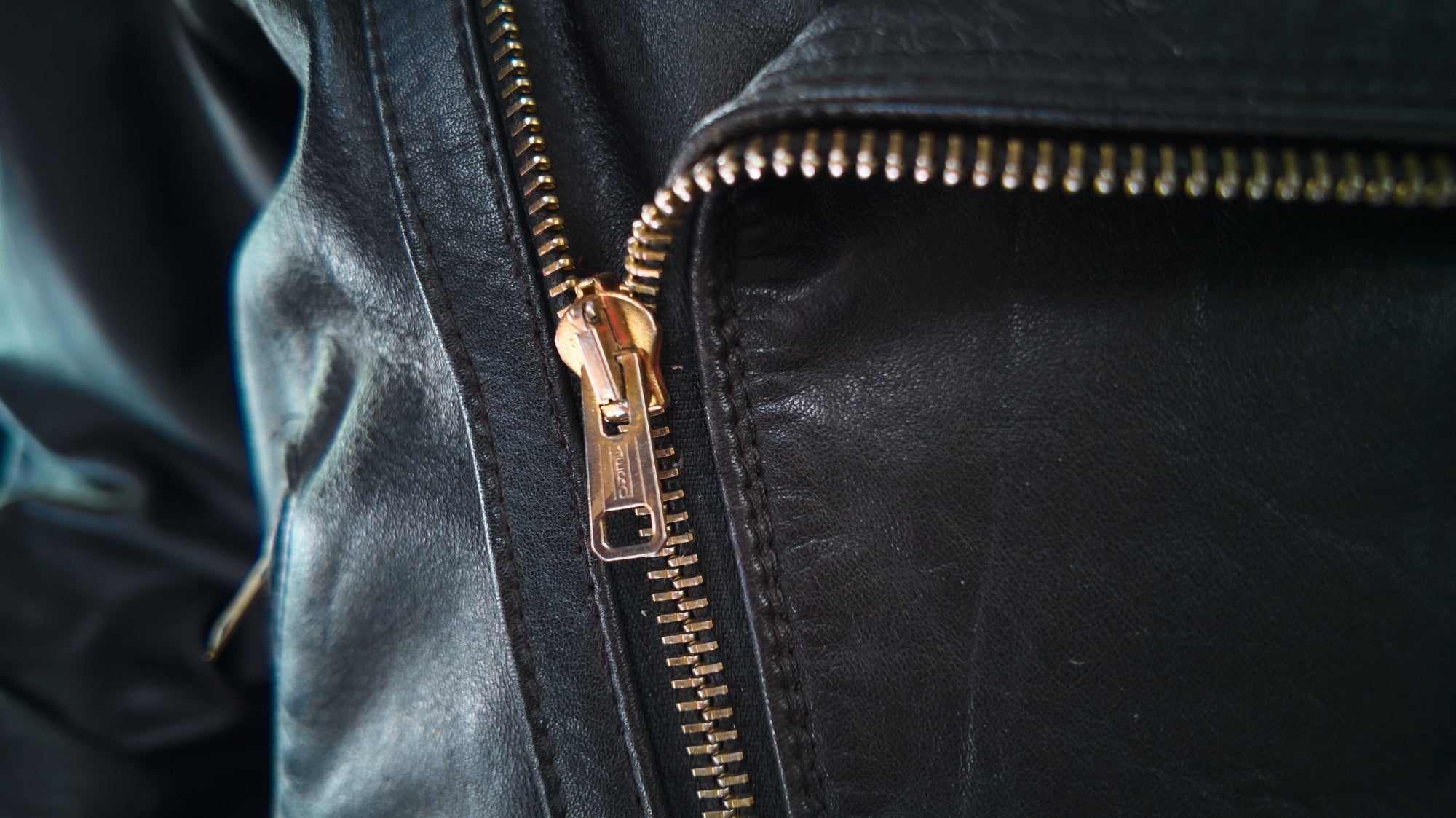 Vintage 1960s Australian Kangaroo Hide Biker Motorcycle Rider Leather Jacket “M”