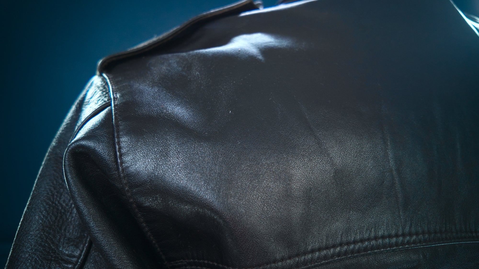 Vintage 1960s Australian Kangaroo Hide Biker Motorcycle Rider Leather Jacket “M”