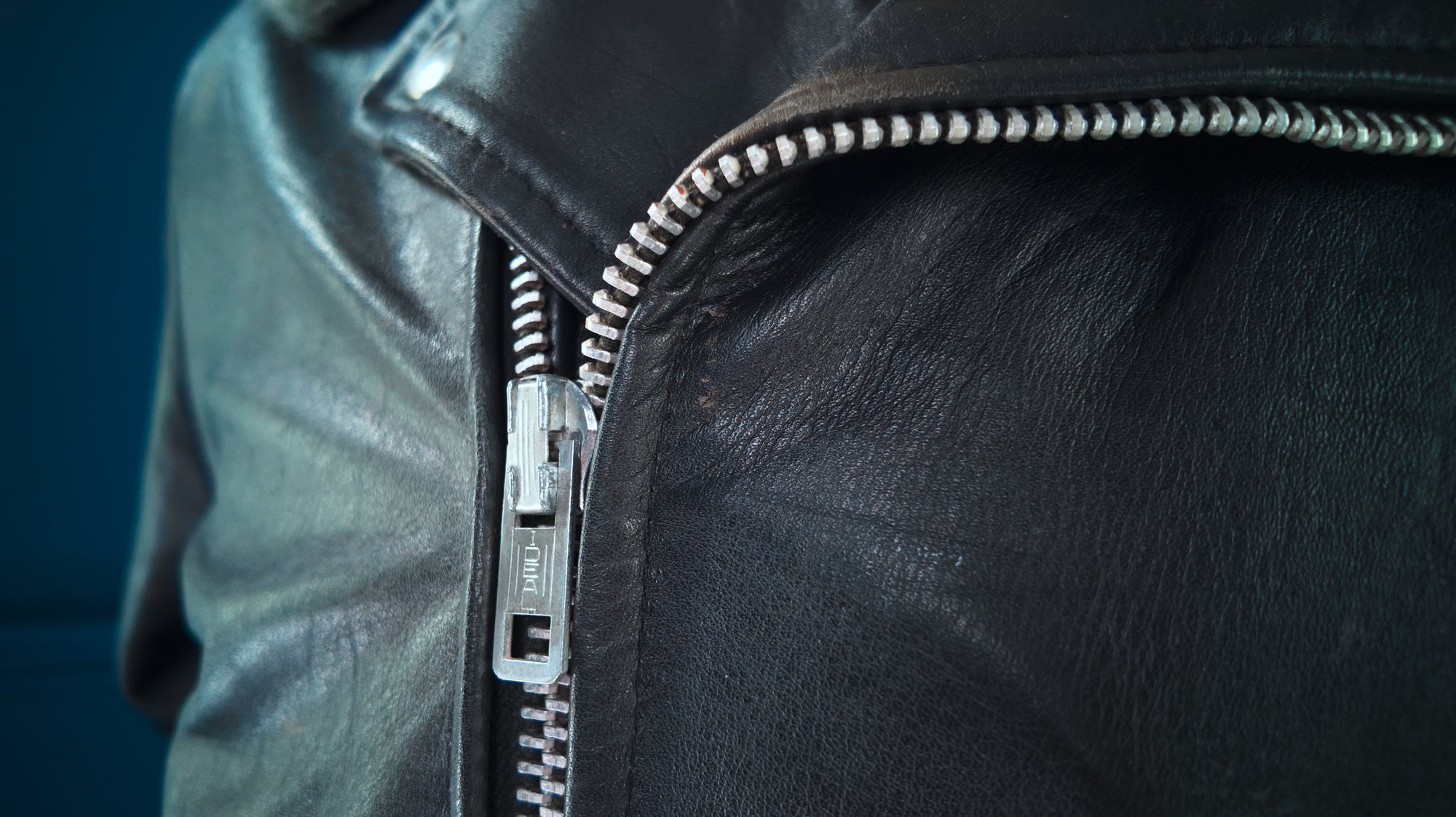 Vintage 1960s Montgomery Ward Biker Motorcycle Brando Rider Leather Jacket “L”