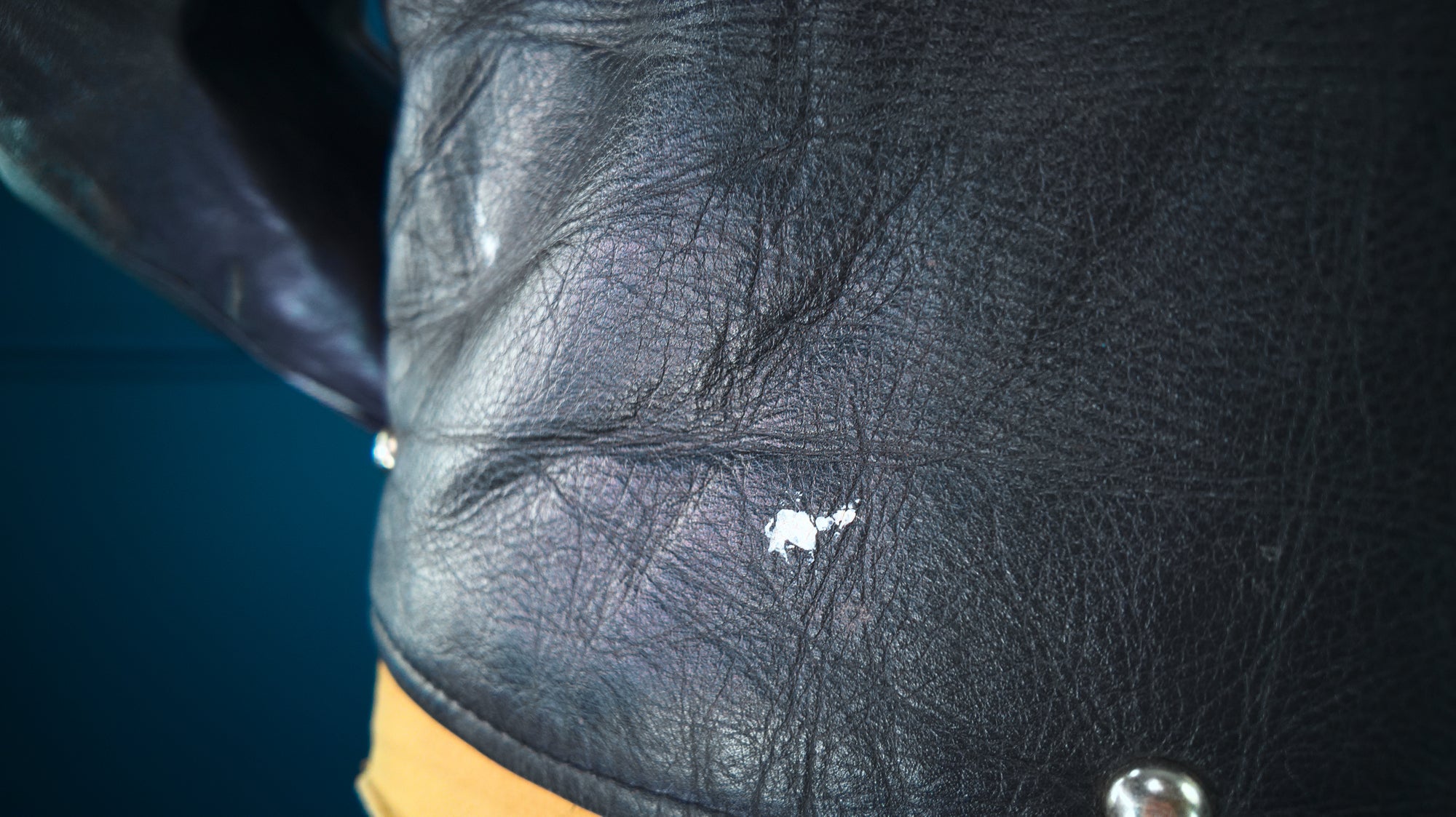 Vintage 1960s Montgomery Ward Biker Motorcycle Brando Rider Leather Jacket “L”