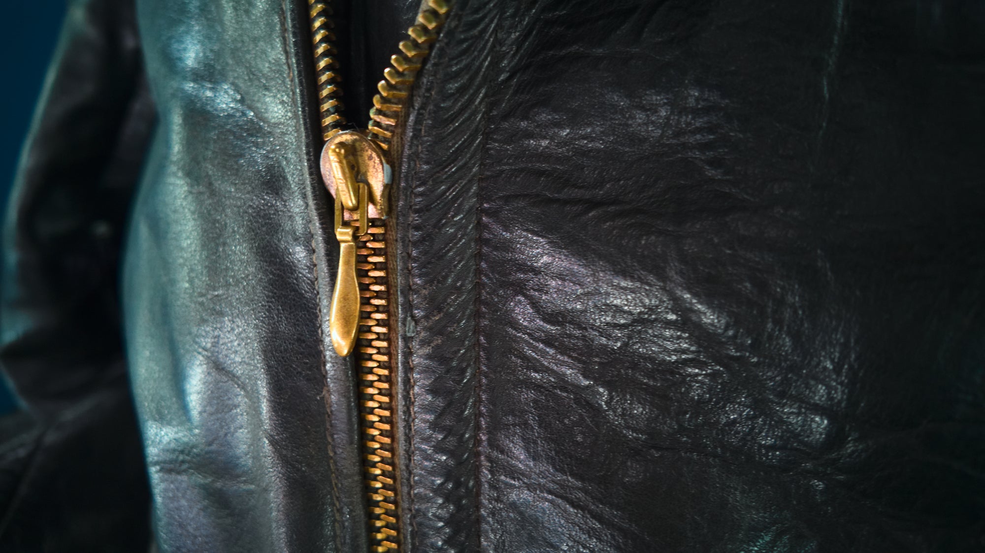 Vintage 1950s West German Police Border Patrol Biker Dispatch Leather Jacket “M”