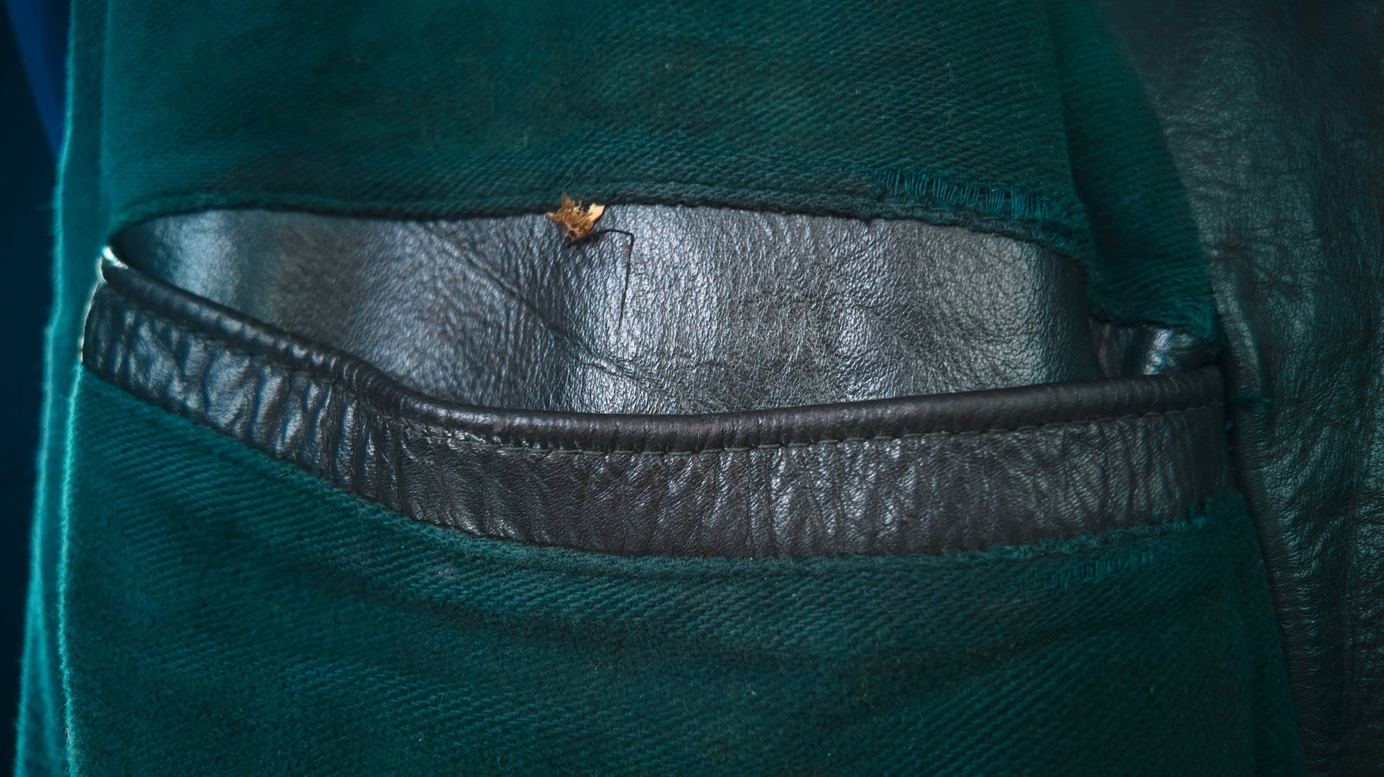 Vintage 1950s West German Police Border Patrol Biker Dispatch Leather Jacket “M”