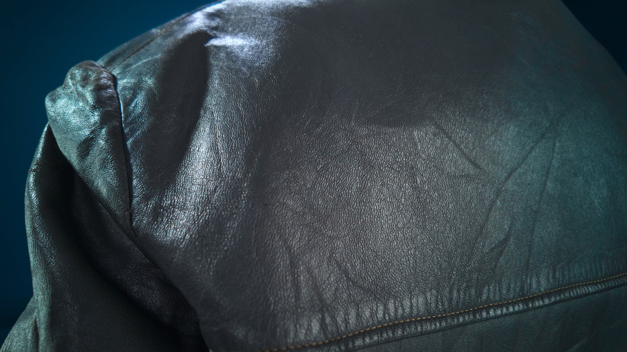 Vintage 1960s West German Grey Cold War Civil Service Rider Leather Jacket “L”