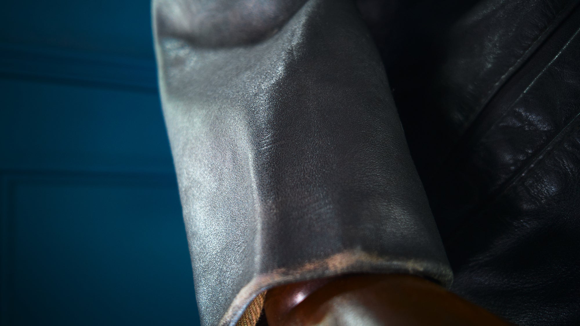 Vintage 1960s West German Horsehide Black Single Rider Biker Leather Jacket “M”