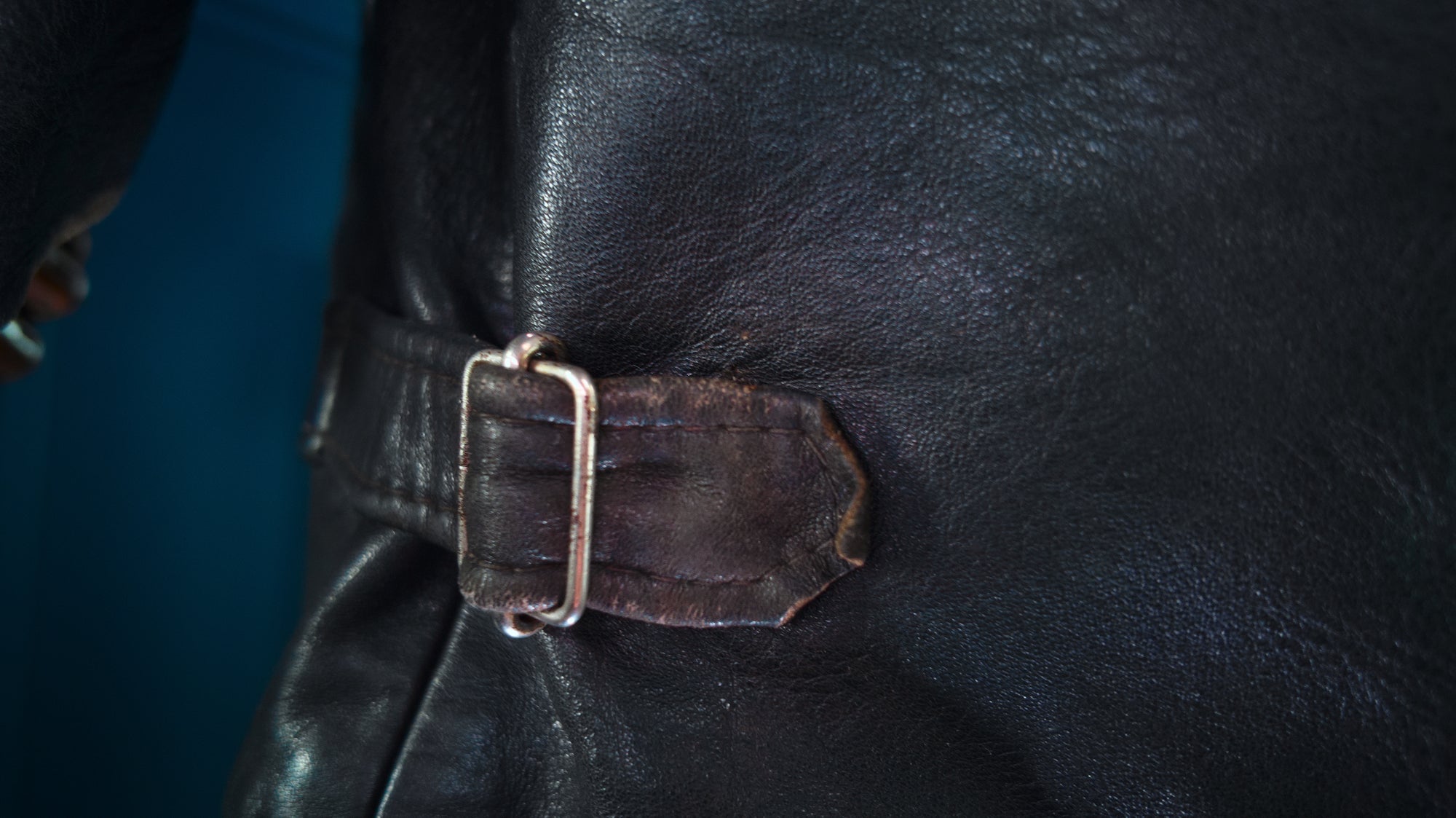 Vintage 1960s West German Horsehide Black Single Rider Biker Leather Jacket “M”