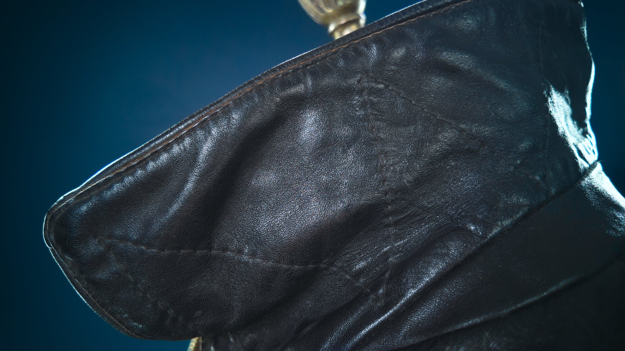 Vintage 1960s West German Horsehide Black Single Rider Biker Leather Jacket “M”